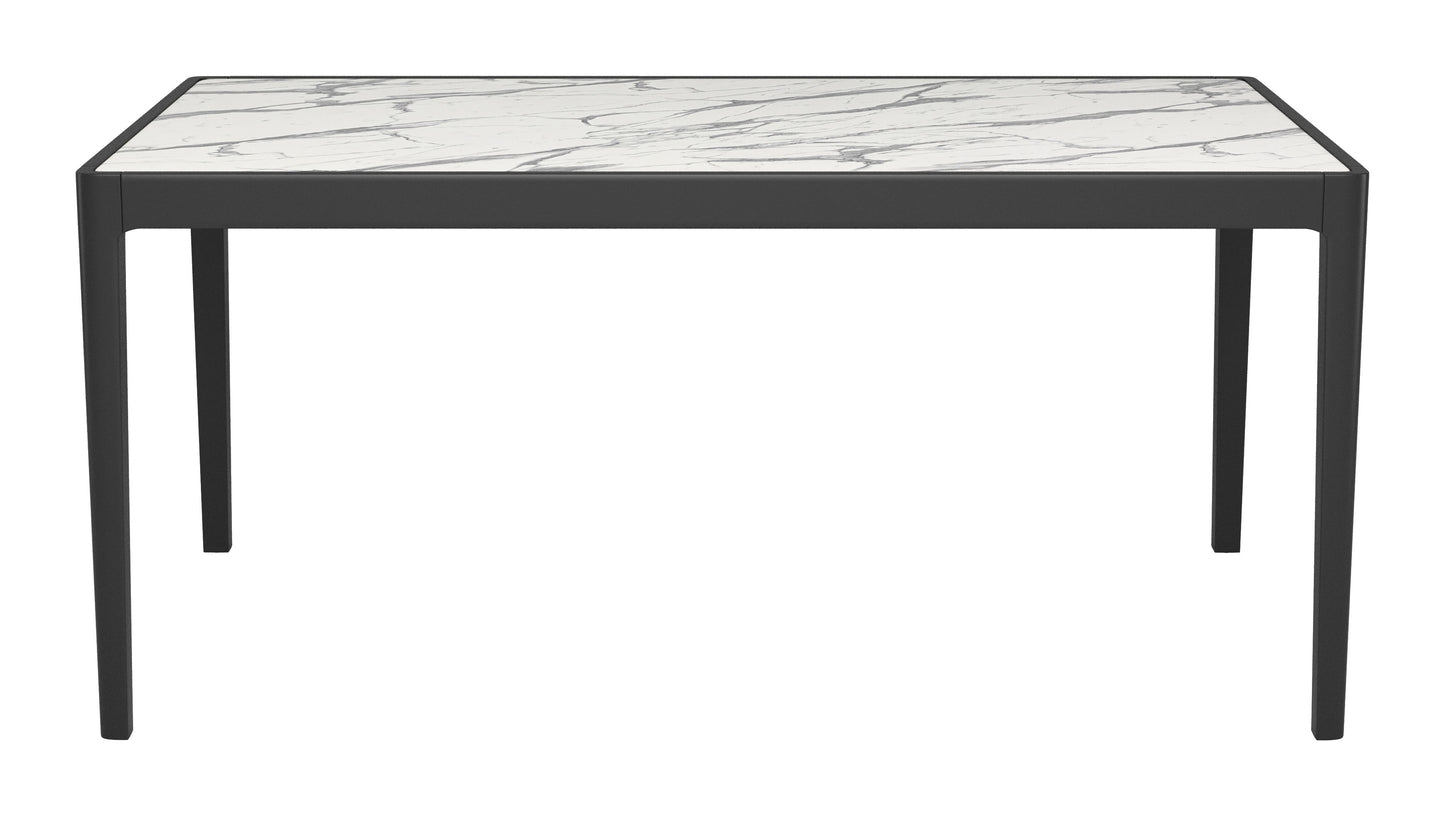 Tokai Dining Table - White Modern and Sleek Dining Table for Contemporary Dining Rooms