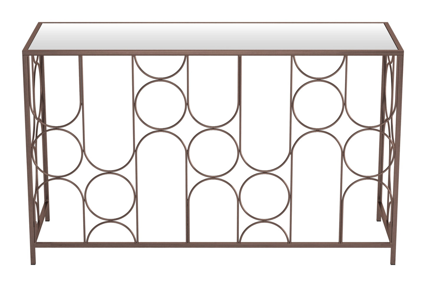 Convale Console Table - Bronze Elegant and Modern Console Table for Contemporary Living Spaces and Entryways