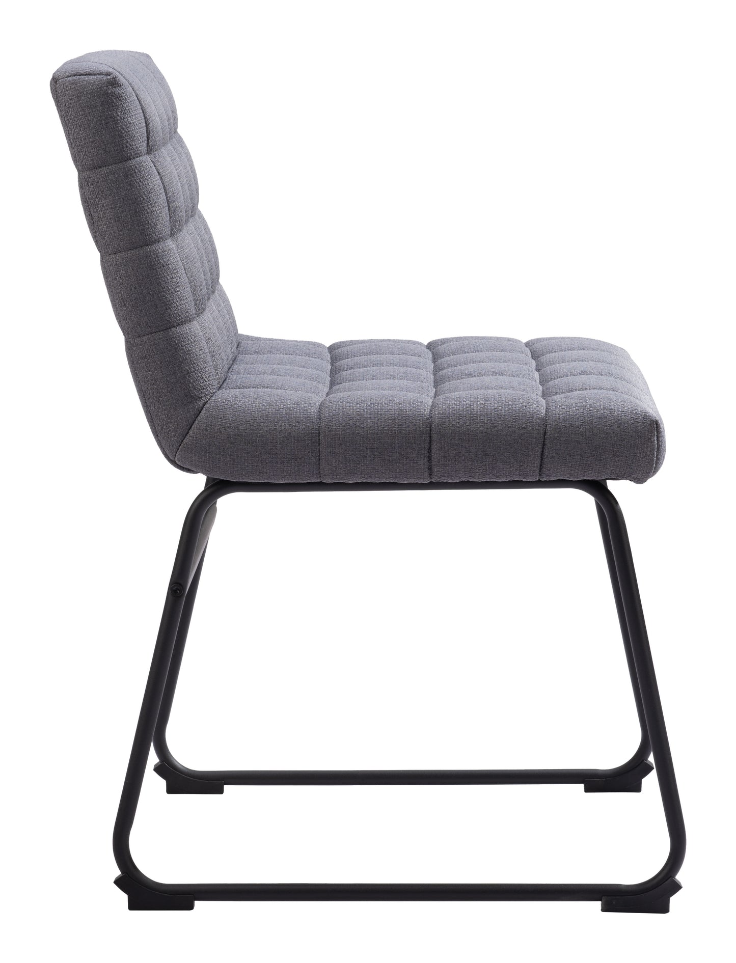 Pago Dining Chair Set of 2 - Gray Modern Upholstered Chairs for Stylish Dining Rooms