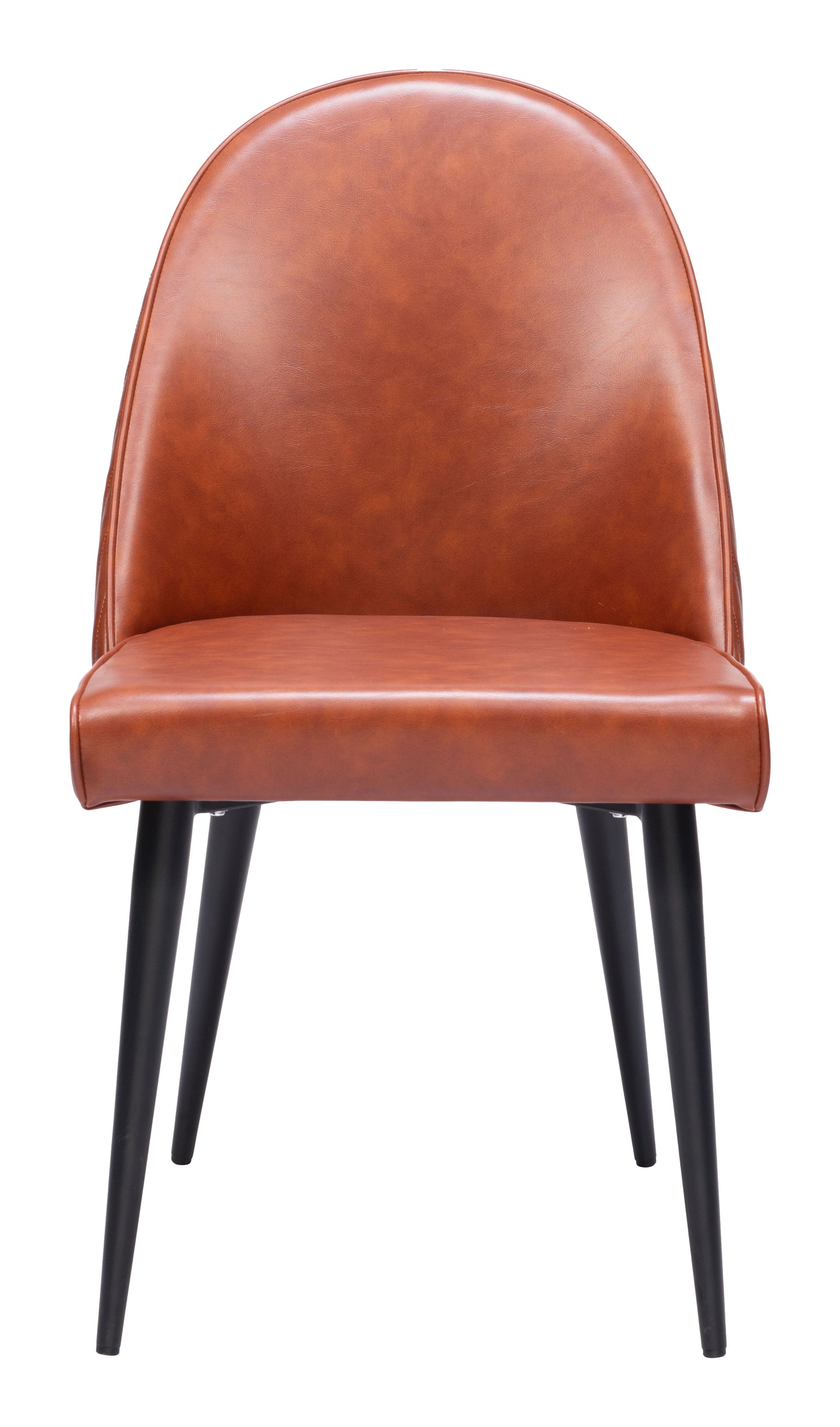 Silloth Armless Dining Chair Set of 2 - Brown Modern Chairs for Cozy Dining Spaces