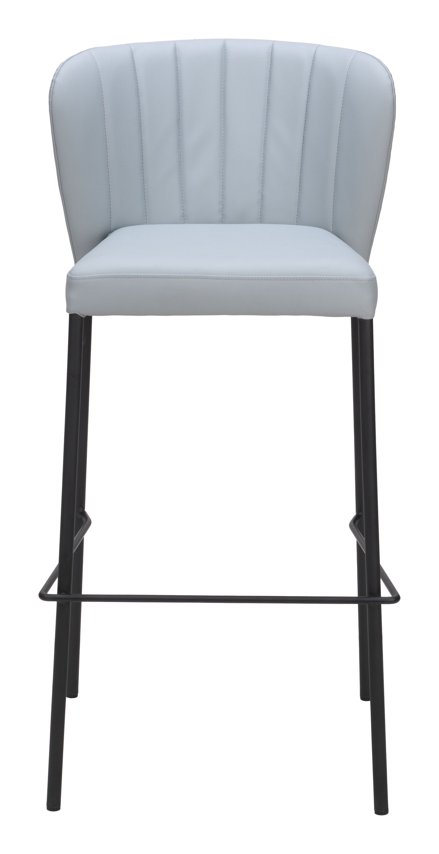 Linz Barstool Set of 2 - Modern Gray Design for Chic Home Bars and Kitchens