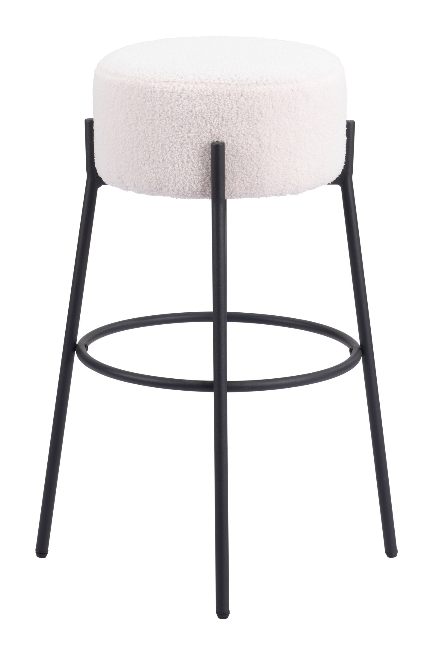Blanche Barstool Set of 2 - Elegant Ivory Design for Stylish Home Bars and Dining Areas