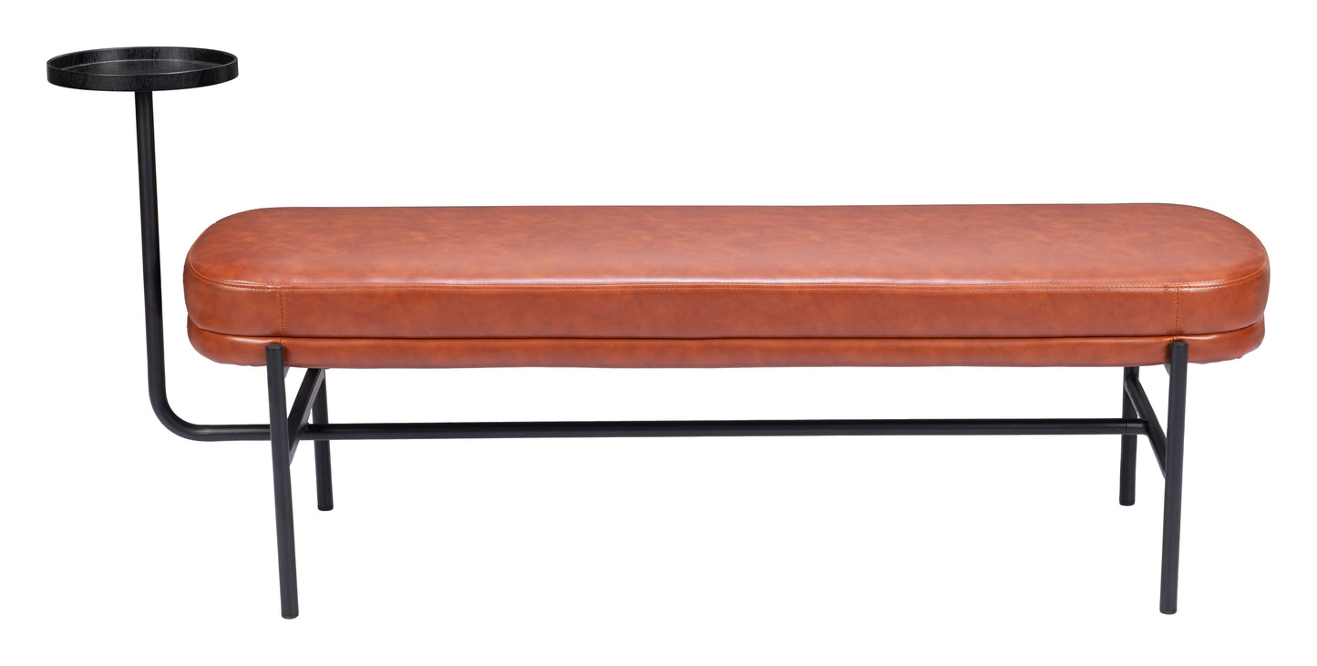 Ploce Bench Brown β Rustic and Stylish Brown Bench for Entryway, Living Room, or Bedroom Decor