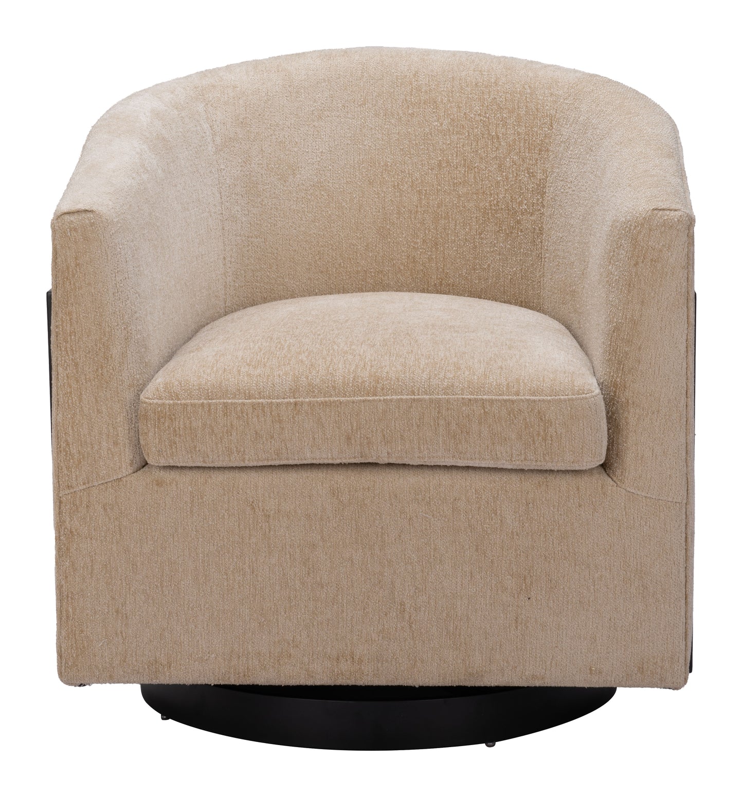 Hanko Swivel Chair - Golden Beige Elegant and Comfortable Swivel Chair for Contemporary Living Rooms
