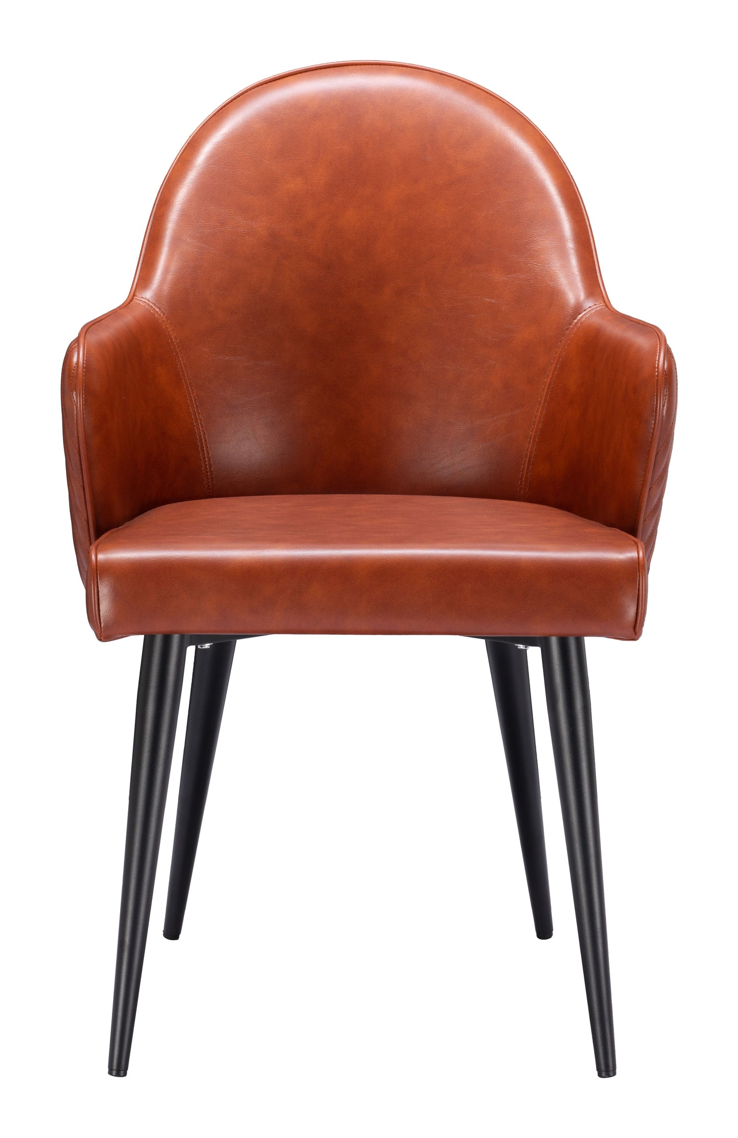 Silloth Dining Chair - Brown Modern Upholstered Chair for Cozy Dining Spaces
