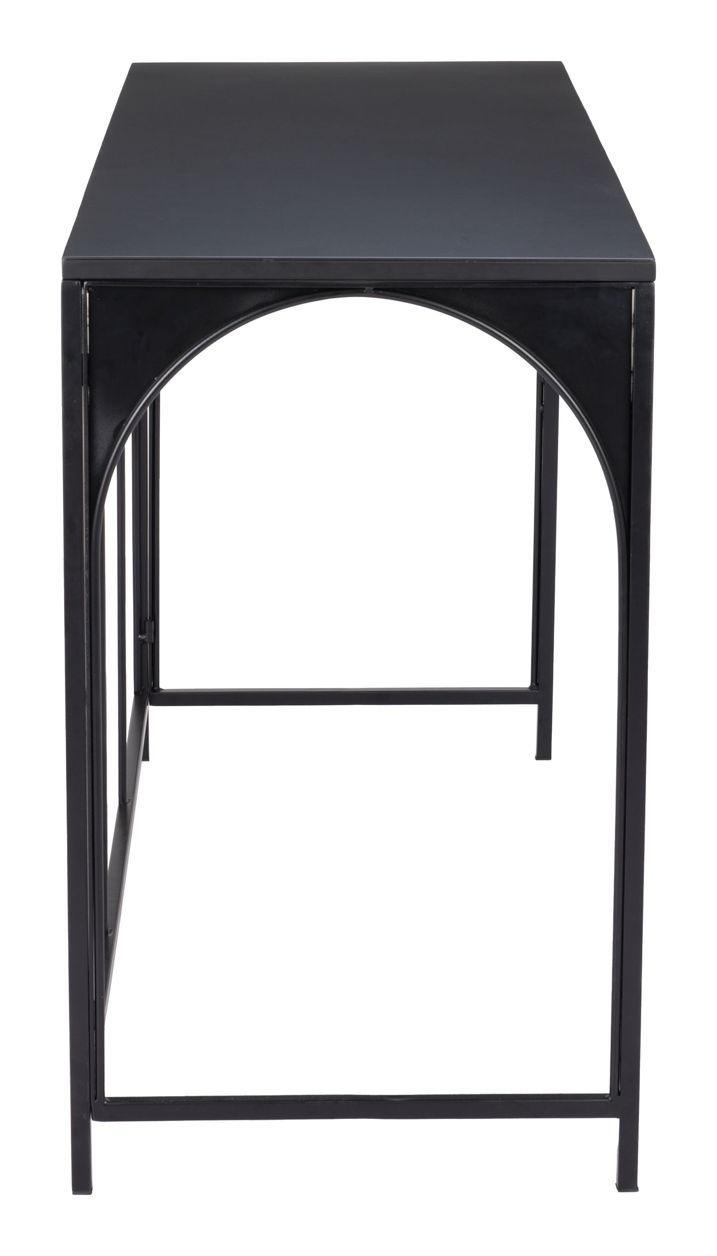 Loriet Console Table - Black Stylish and Sophisticated Console Table for Modern Living Spaces and Entryways