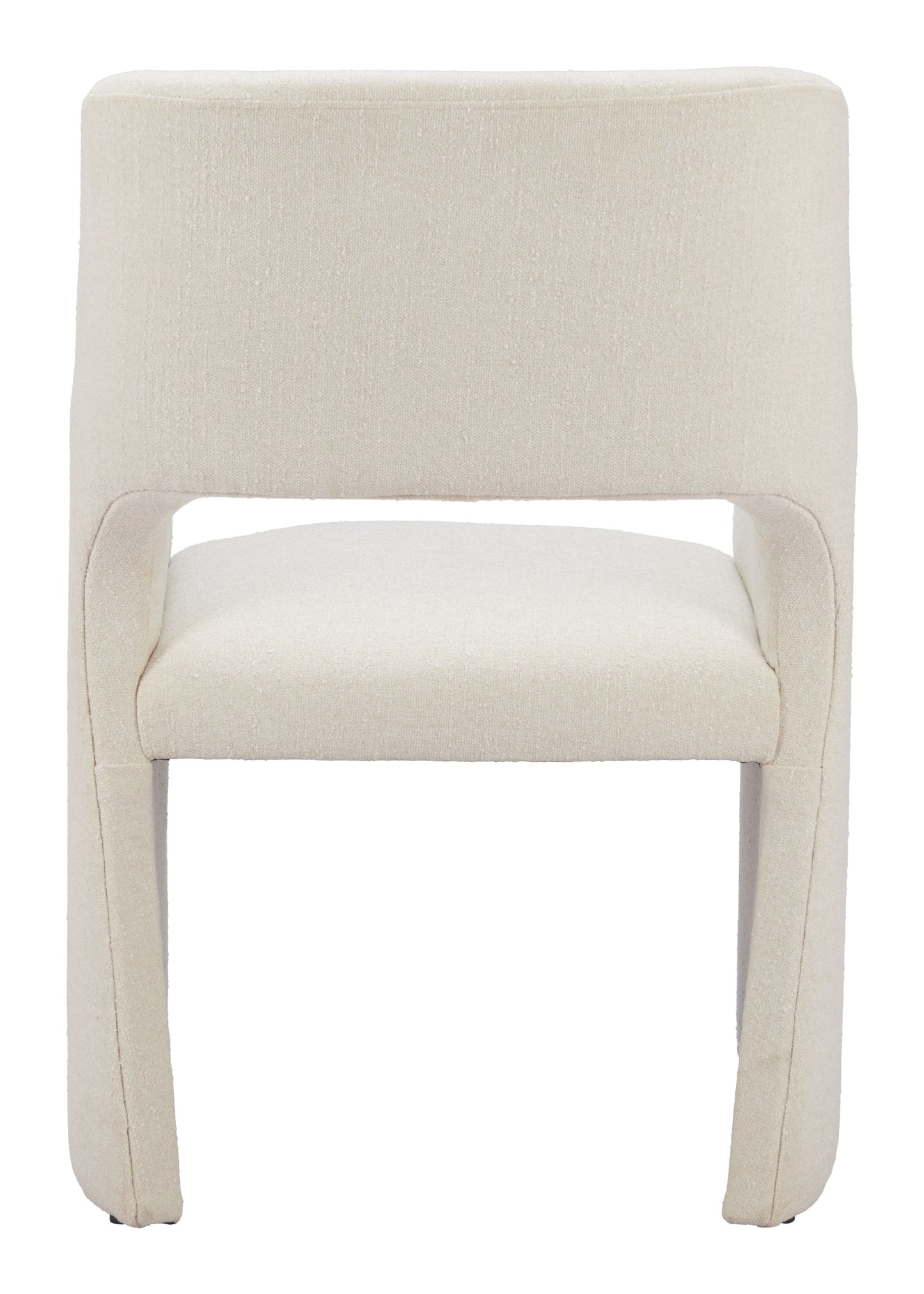 Minet Dining Chair - Linen White Elegant and Comfortable Upholstered Chair for Bright Dining Spaces
