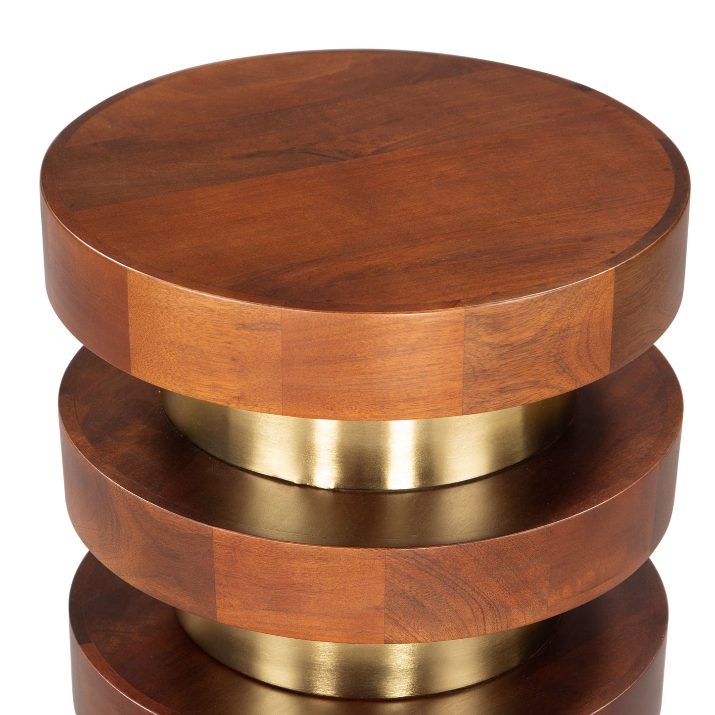 Marigot Side Table - Classic Brown Design for Elegant Living Spaces and Bedrooms