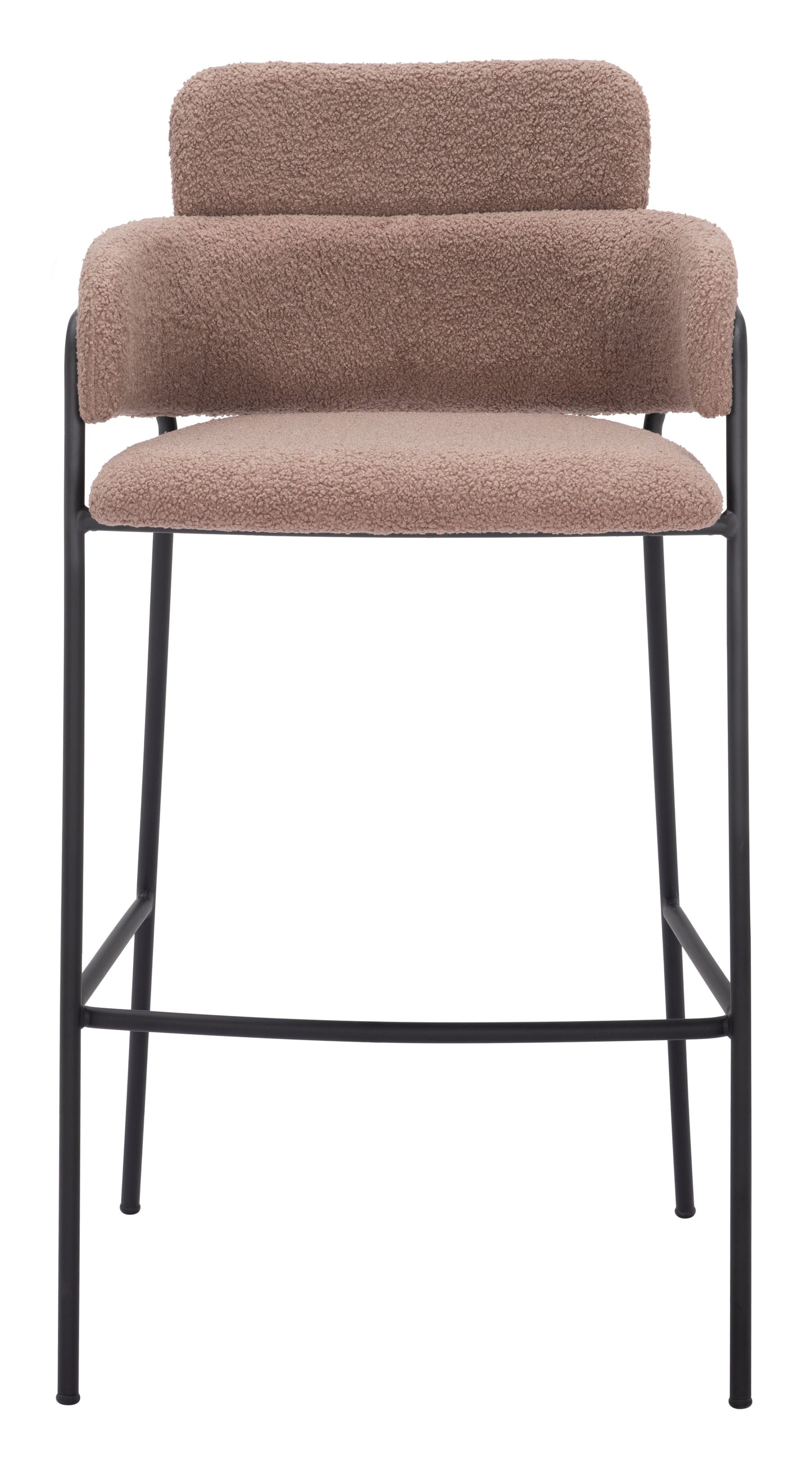 Marcel Barstool Set of 2 - Stylish Brown Design for Contemporary Home Bars and Dining Areas