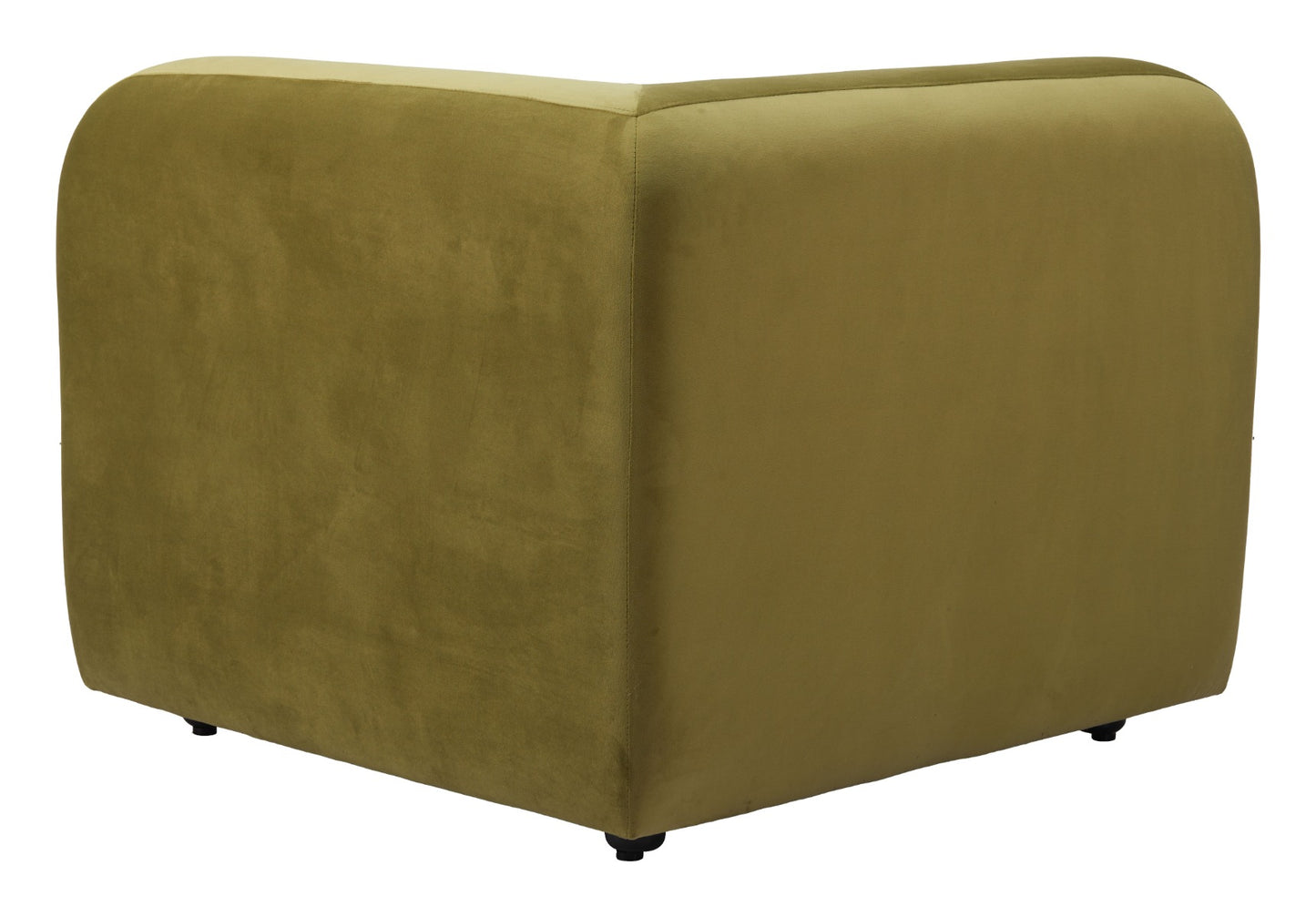 Biak Corner Chair - Green Elegant and Cozy Corner Chair for Contemporary Living Spaces