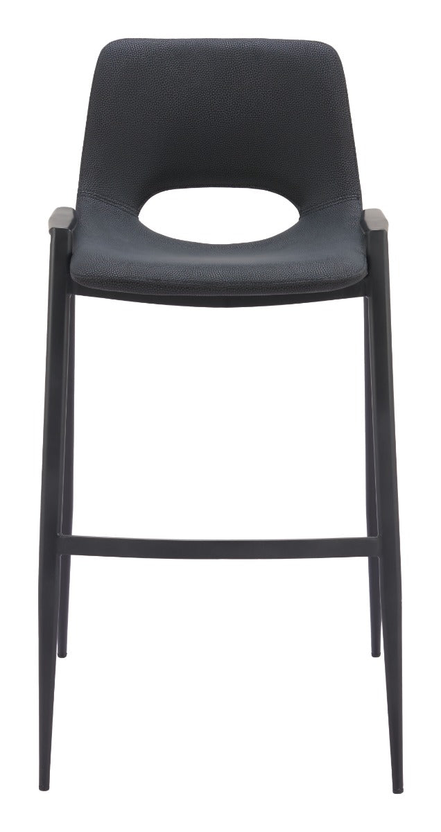 Desi Barstool (Set of 2) Black