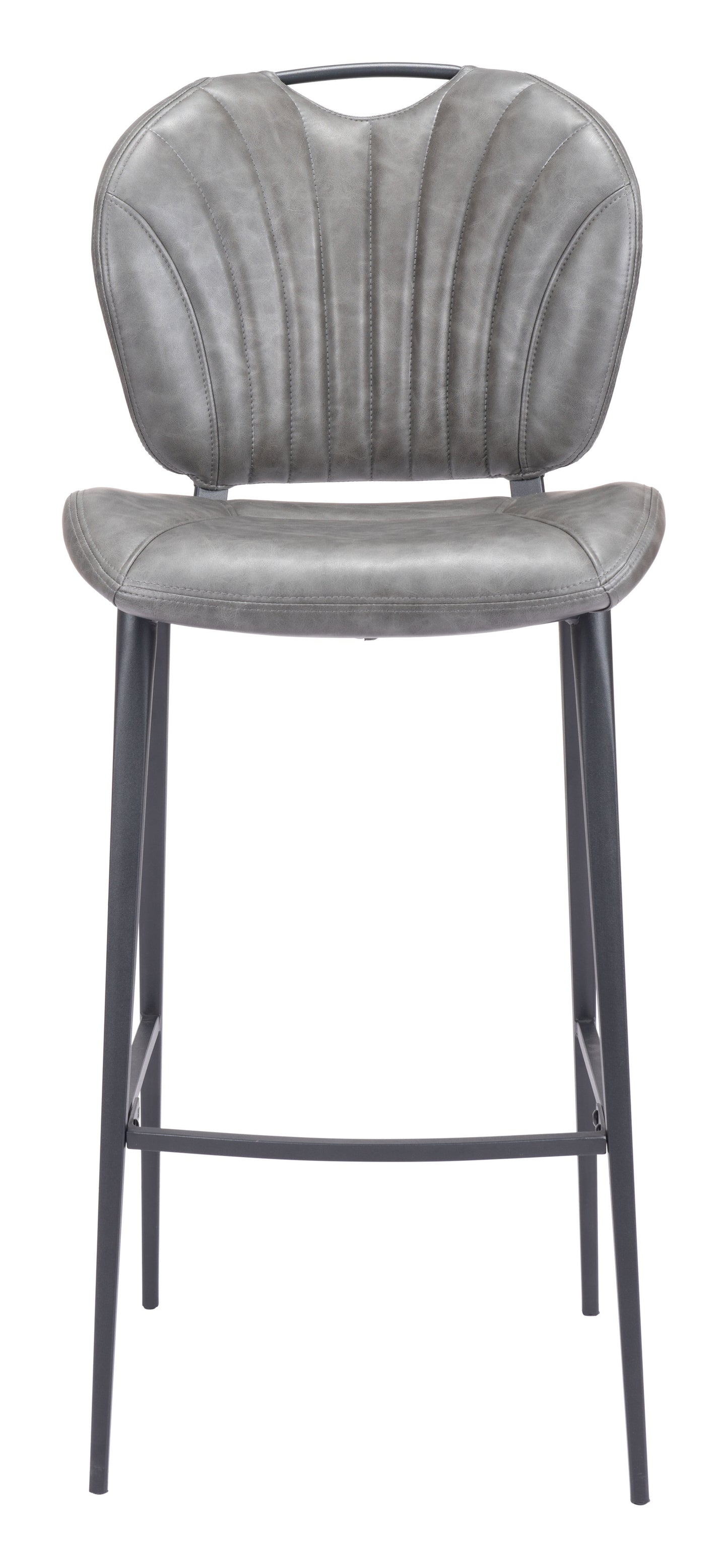 Terrence Barstool Vintage Gray