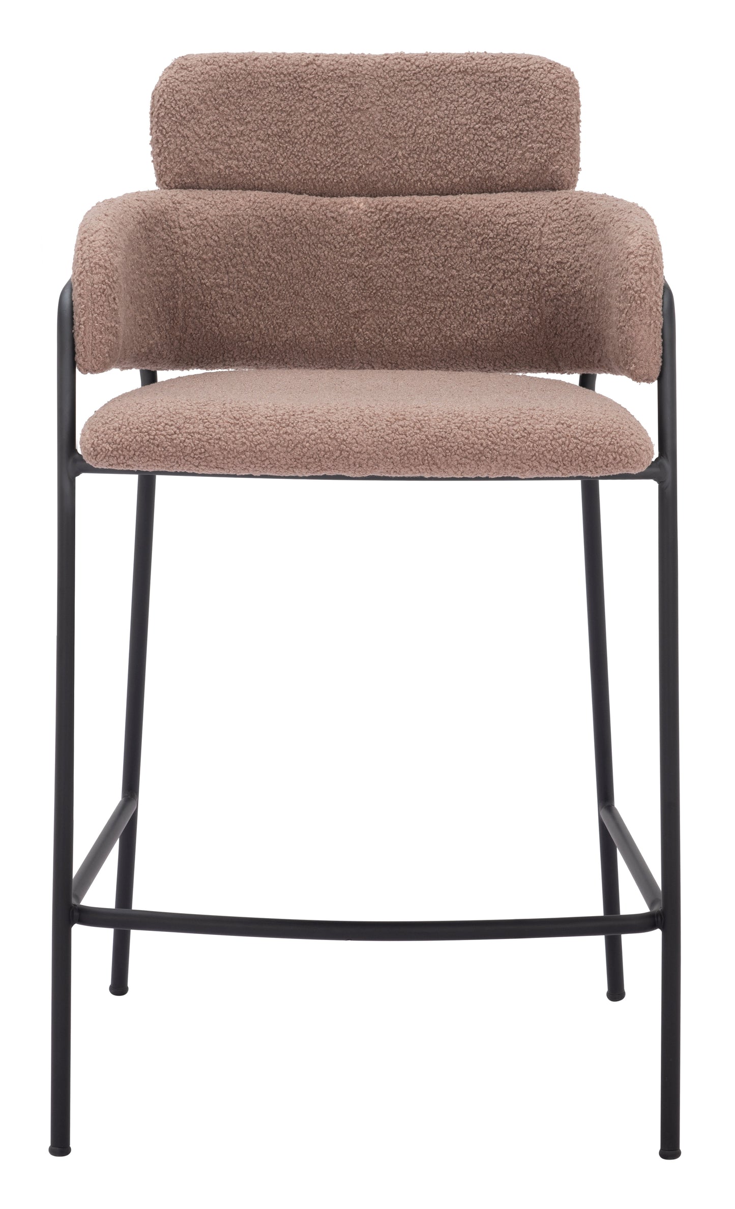 Marcel Counter Stool Set of 2 - Stylish Brown Design for Modern Kitchens and Dining Areas