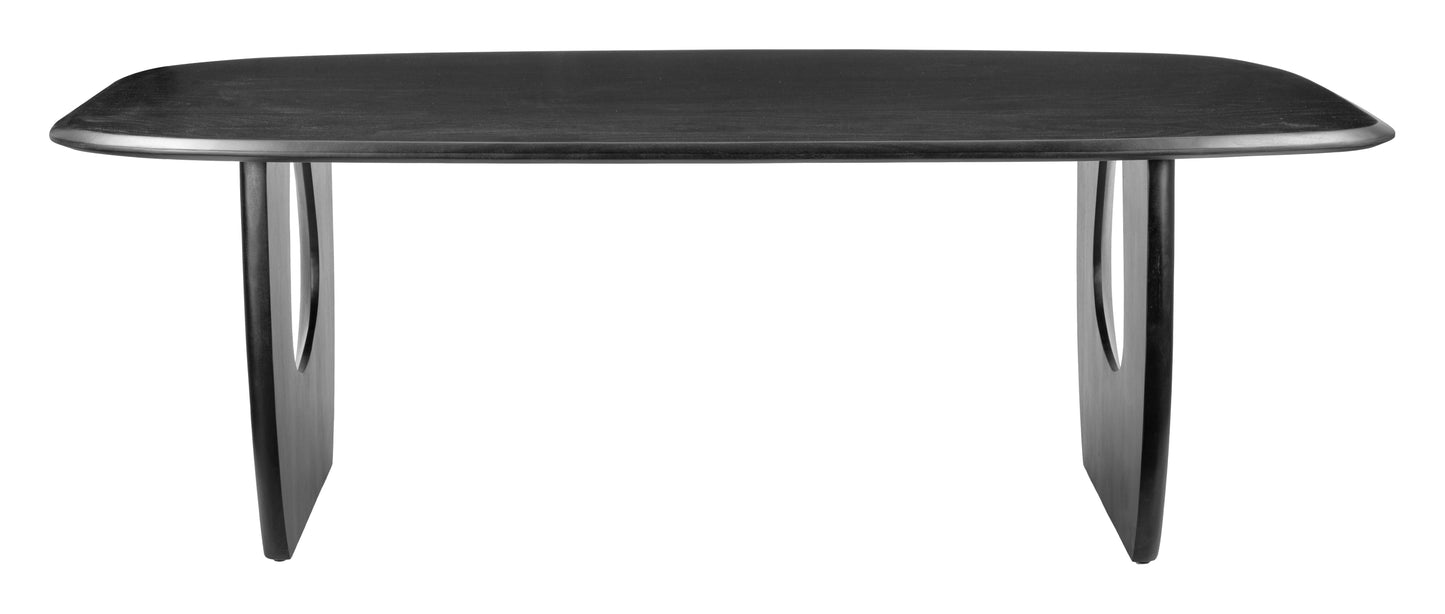 Arasan Dining Table Black β Elegant and Modern Black Dining Table for Your Dining Room or Home Interior