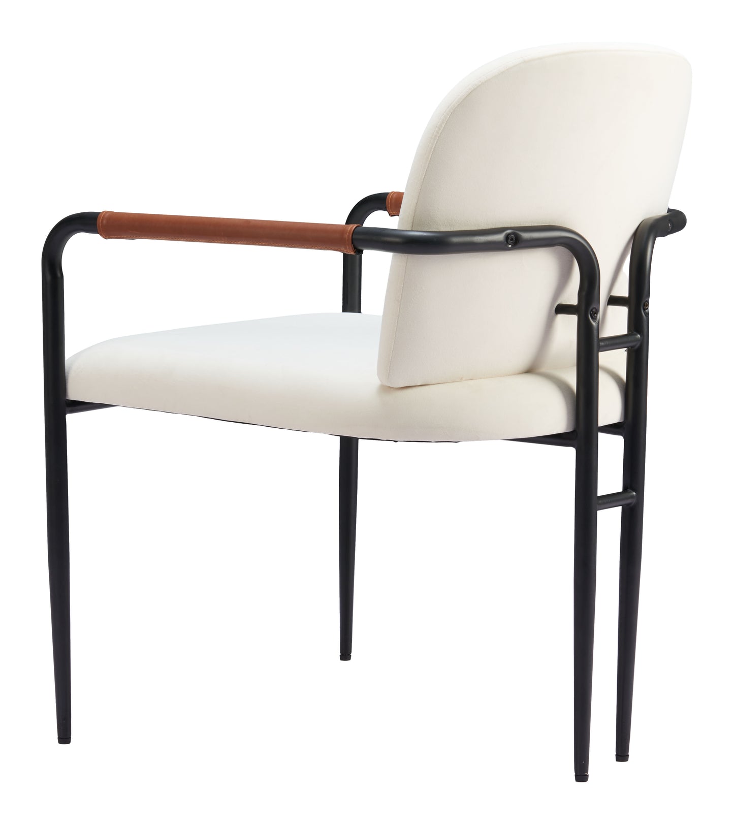 Sibu Dining Chair Set of 2 - Cream Elegant and Comfortable Upholstered Chairs for Stylish Dining Rooms
