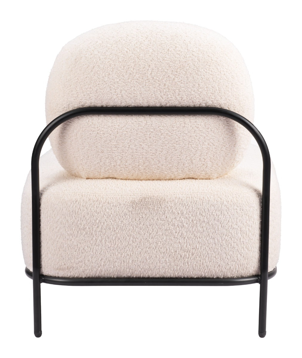 Arendal Accent Chair - Vanilla Elegant and Cozy Upholstered Chair for Modern Living Rooms
