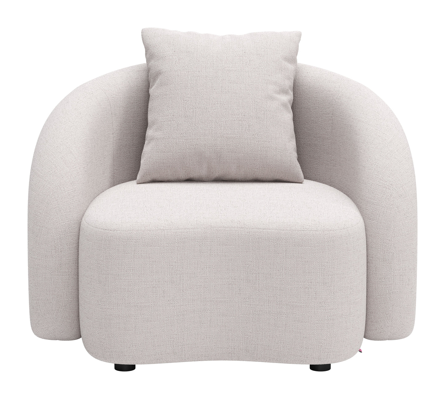 Sunny Isles Accent Chair Beige - Stylish & Comfortable Accent Chair with a Neutral Beige Upholstery for a Versatile, Modern Look