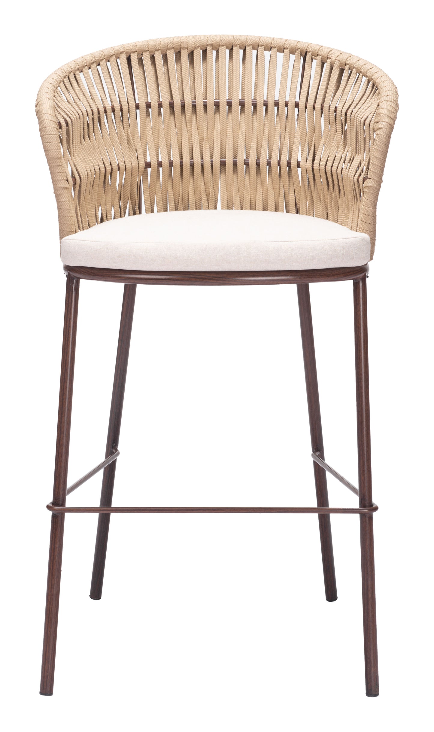 Freycinet Barstool Natural (Set of 2) - Stylish & Comfortable Barstools with a Natural Finish for a Fresh, Modern Look