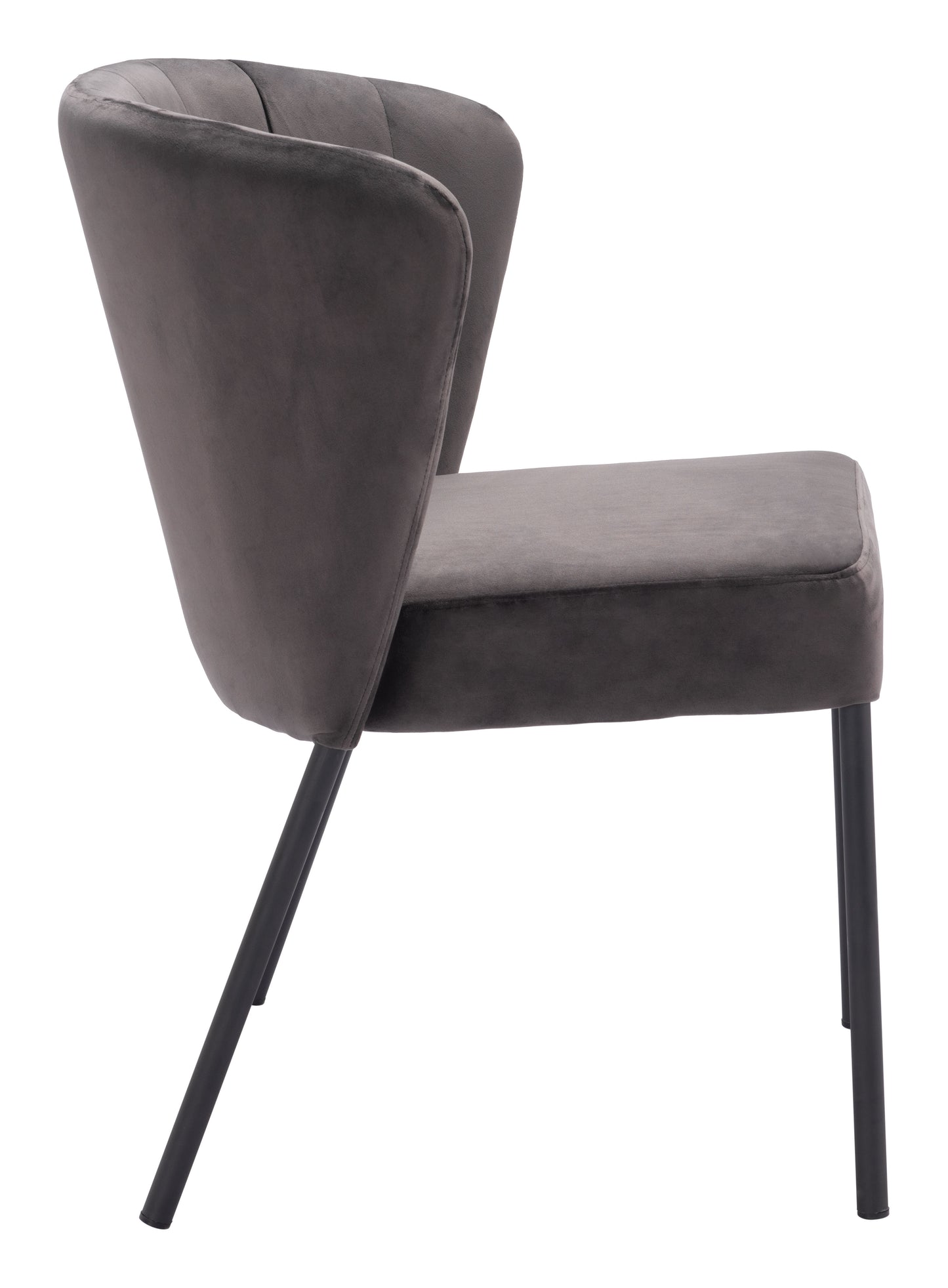 Aimee Dining Chair Set of 2 - Modern Gray Design for Stylish Dining Rooms and Contemporary Spaces