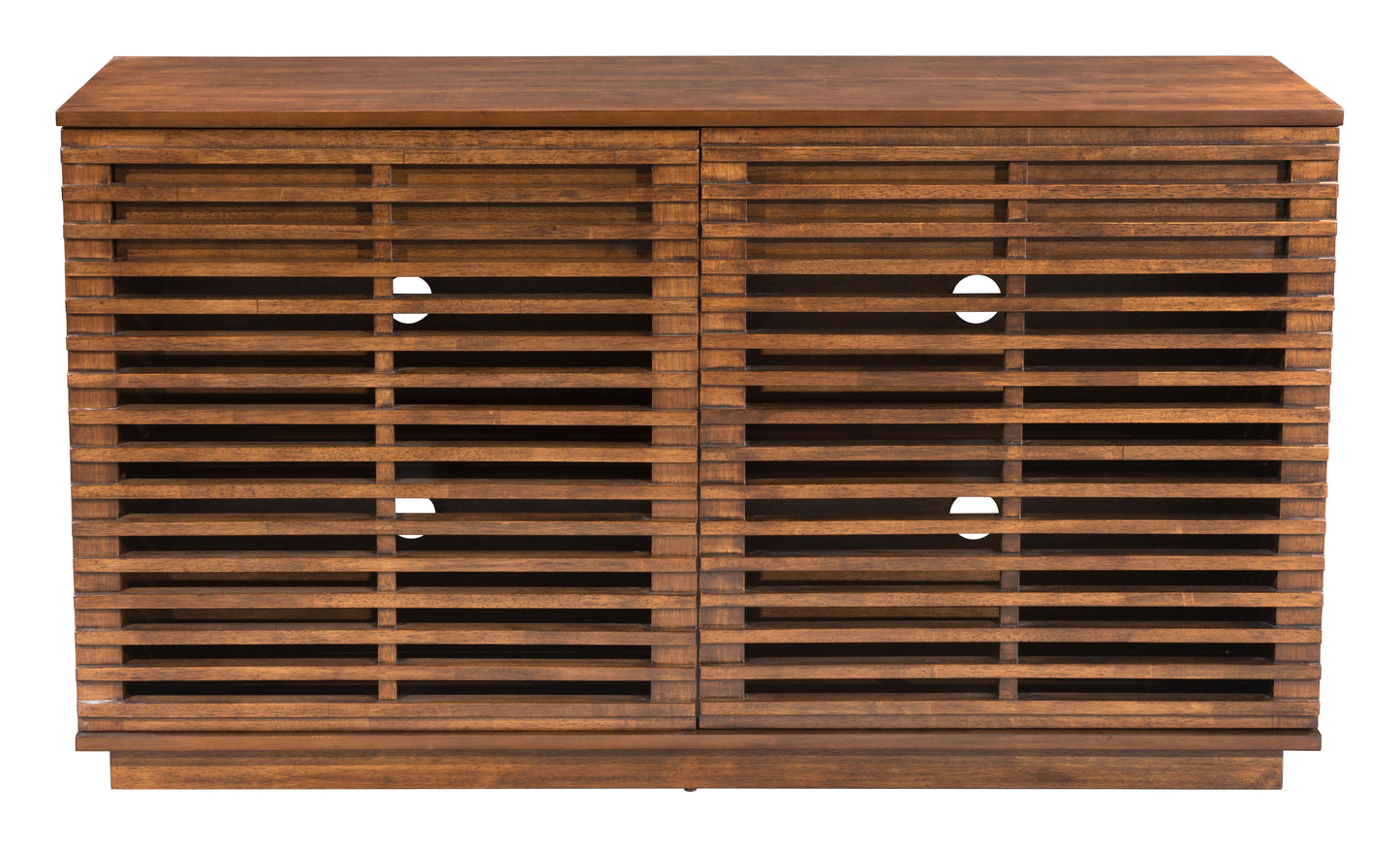 Linea Credenza Walnut - Elegant & Versatile Credenza with a Rich Walnut Finish for a Contemporary and Stylish Storage Solution
