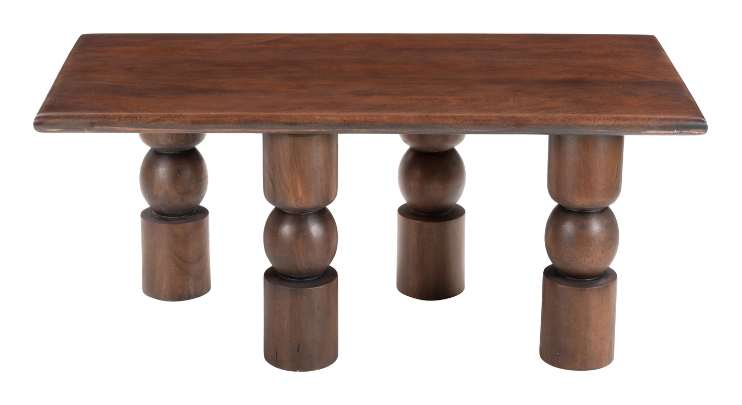 Split Coffee Table - Brown Sleek and Stylish Coffee Table for Modern Living Rooms
