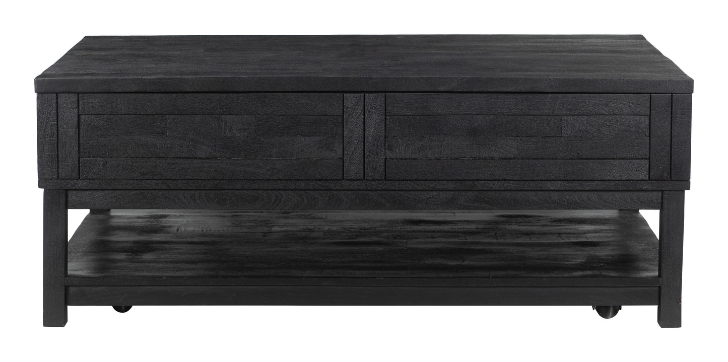 Surat Lift Top Coffee Table - Black Modern and Functional Coffee Table with Lift-Top Design for Stylish Living Rooms