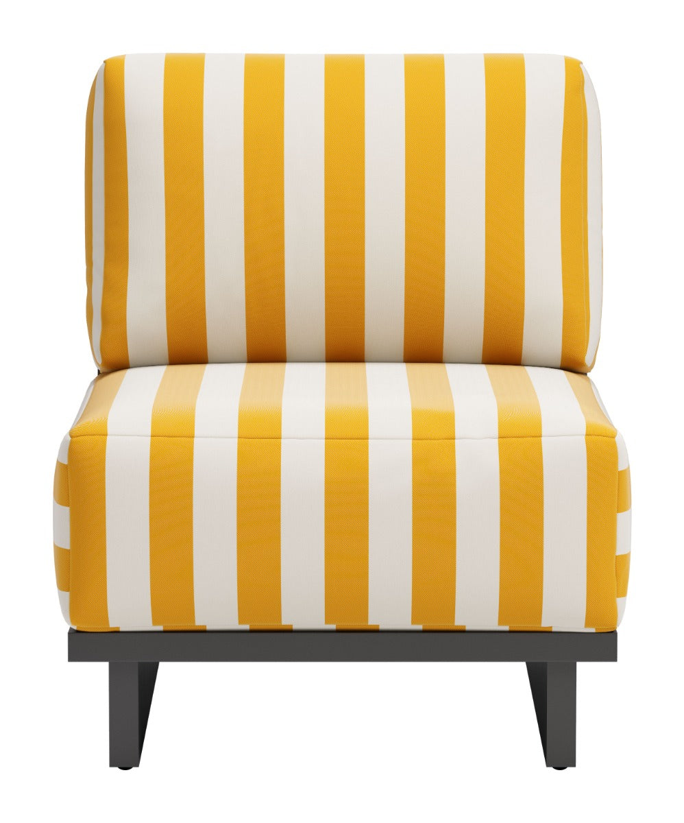 Shoreline Accent Chair Yellow - Bright & Cheerful Accent Chair with a Vibrant Yellow Upholstery for a Fresh, Bold Touch