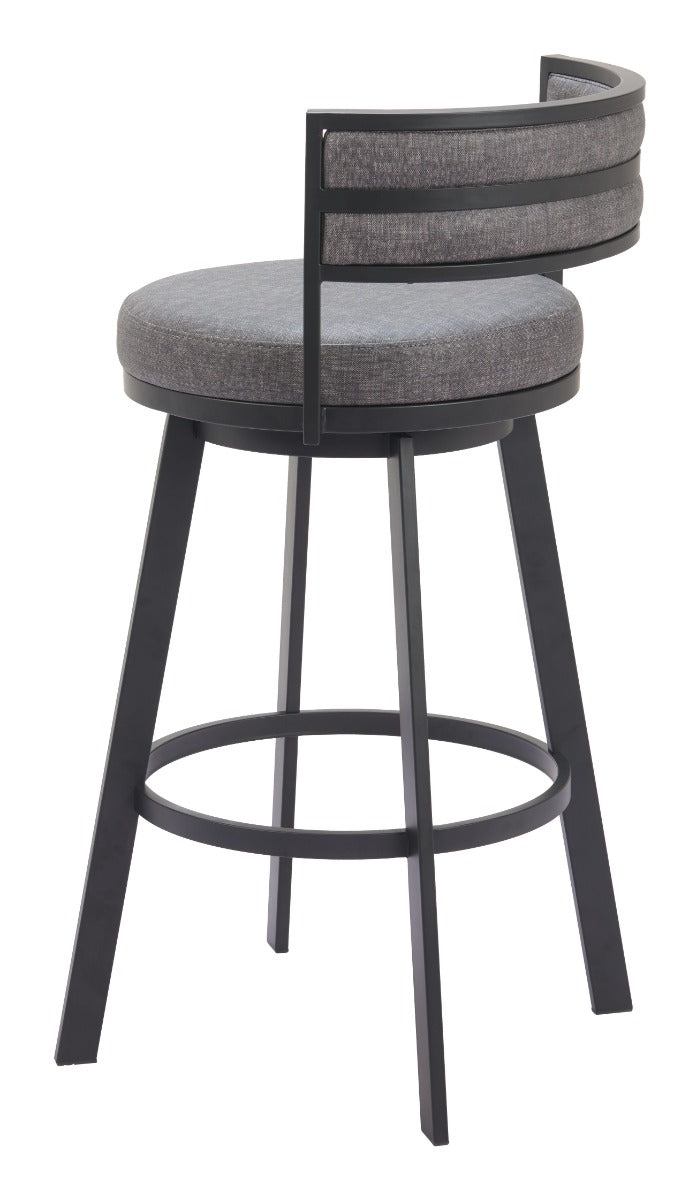 Gimsby Swivel Barstool Gray β Comfortable and Stylish Gray Swivel Barstool for Modern Kitchens or Bars