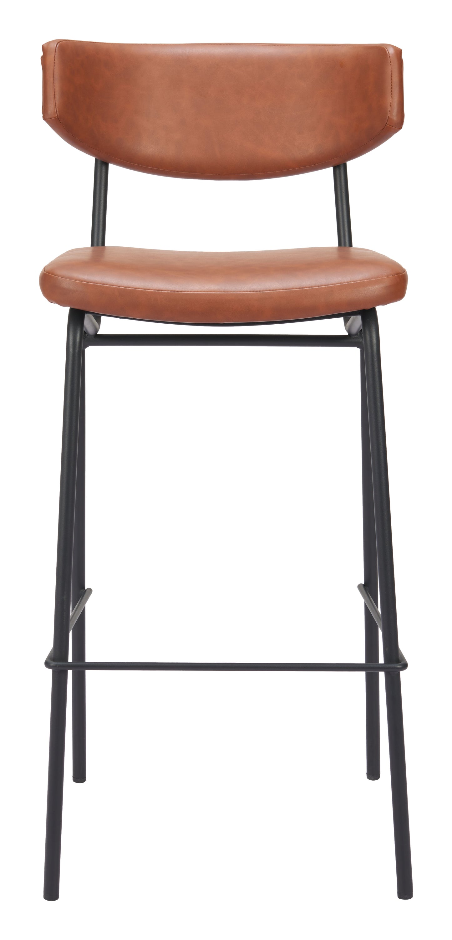 Charon Barstool (Set of 2) Vintage Brown β Elegant and Comfortable Vintage Brown Barstools for Contemporary Kitchens or Bars