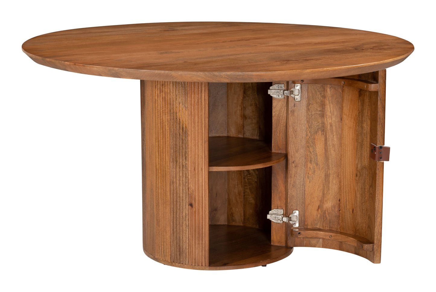 Izola Dining Table - Brown Stylish and Modern Dining Table for Contemporary Dining Rooms