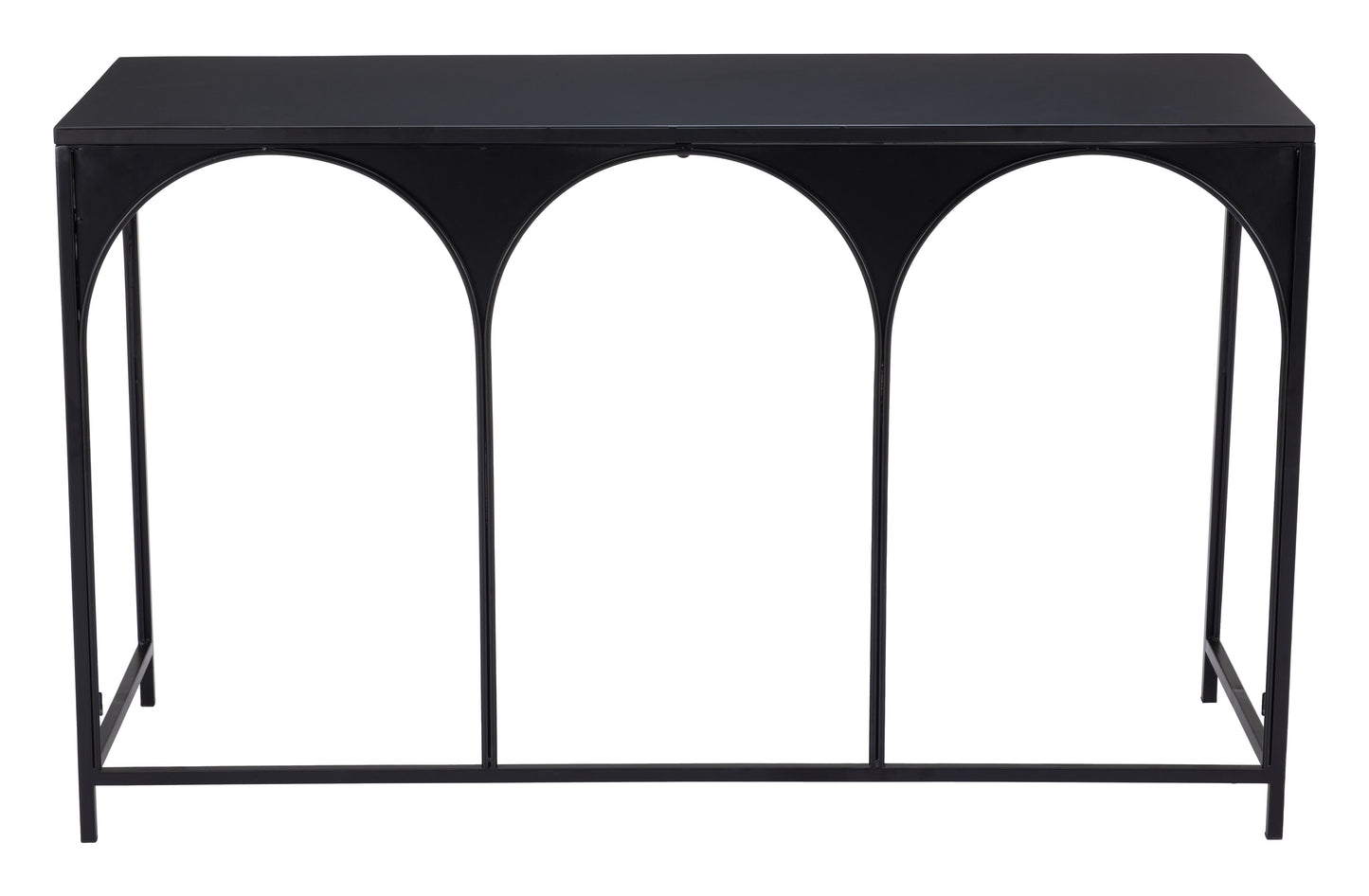 Loriet Console Table - Black Stylish and Sophisticated Console Table for Modern Living Spaces and Entryways