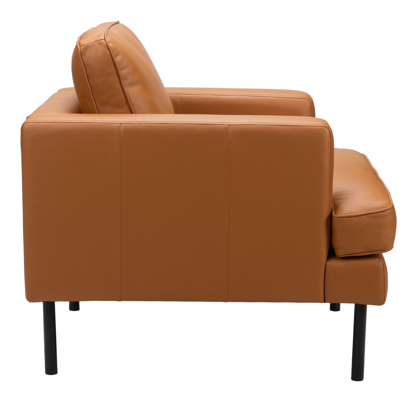 Decade Armchair - Brown Elegant and Cozy Upholstered Armchair for Modern Living Spaces