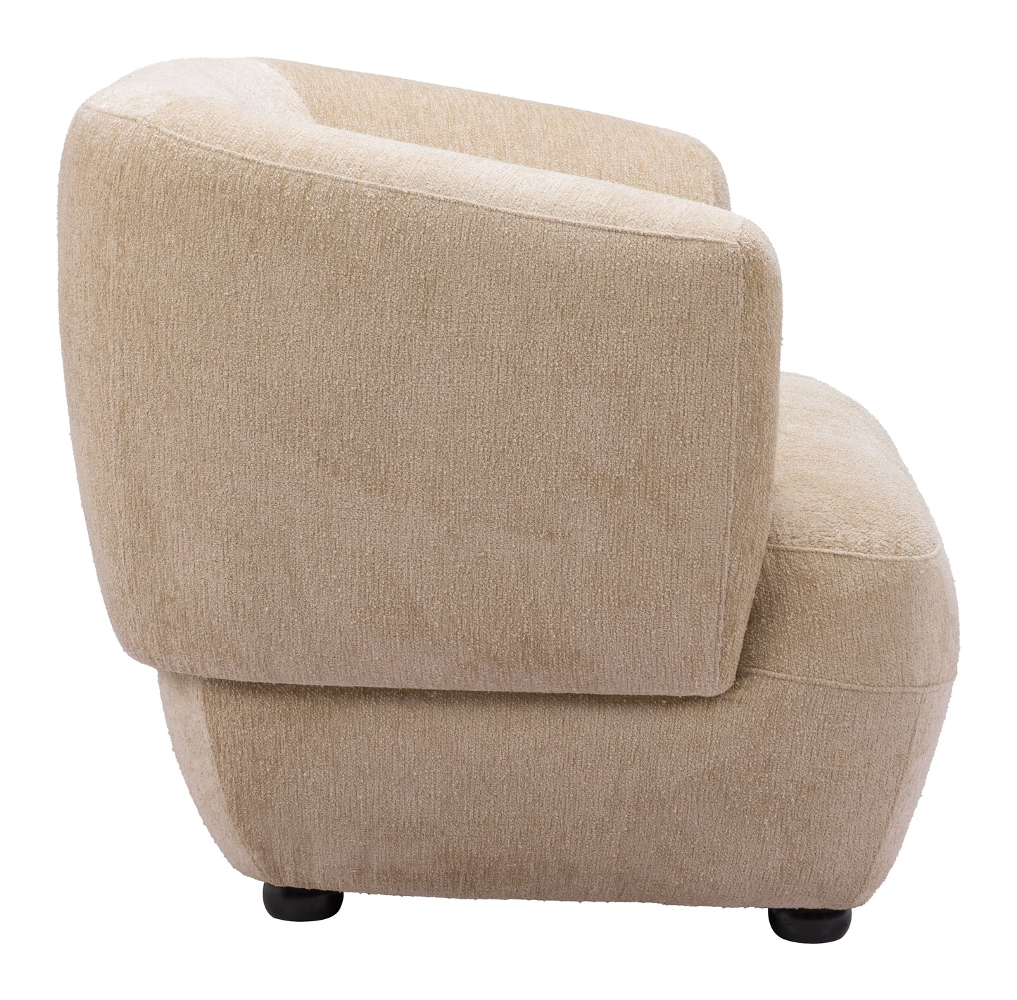 Bekker Accent Chair - Golden Beige Chic and Comfortable Upholstered Chair for Stylish Living Rooms