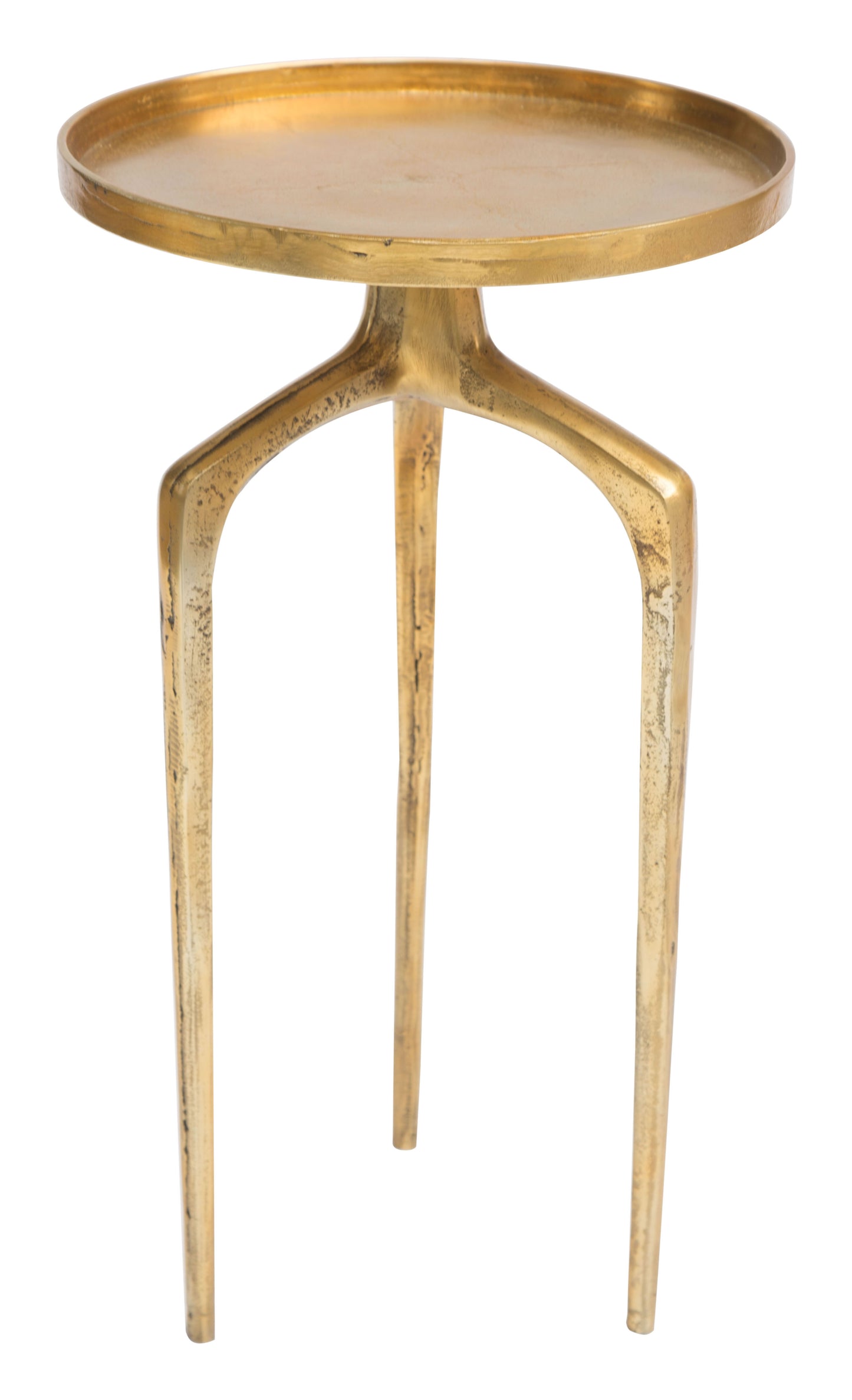 Como Accent Table Set (2-Piece) Antique Gold - Elegant & Stylish Accent Tables with a Luxurious Antique Gold Finish for a Touch of Glamour