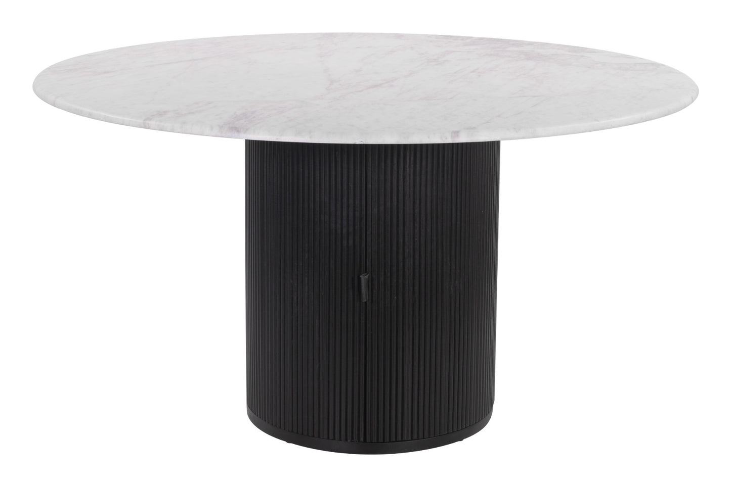 Izola Dining Table White & Black β Modern and Elegant Two-Tone Dining Table for Your Dining Room or Kitchen Decor