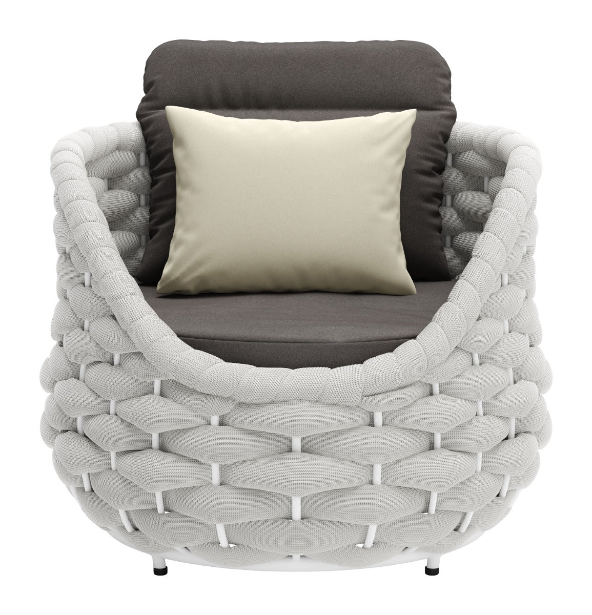 Coral Reef Accent Chair Gray - Elegant & Cozy Accent Chair with a Chic Gray Upholstery for a Contemporary Touch