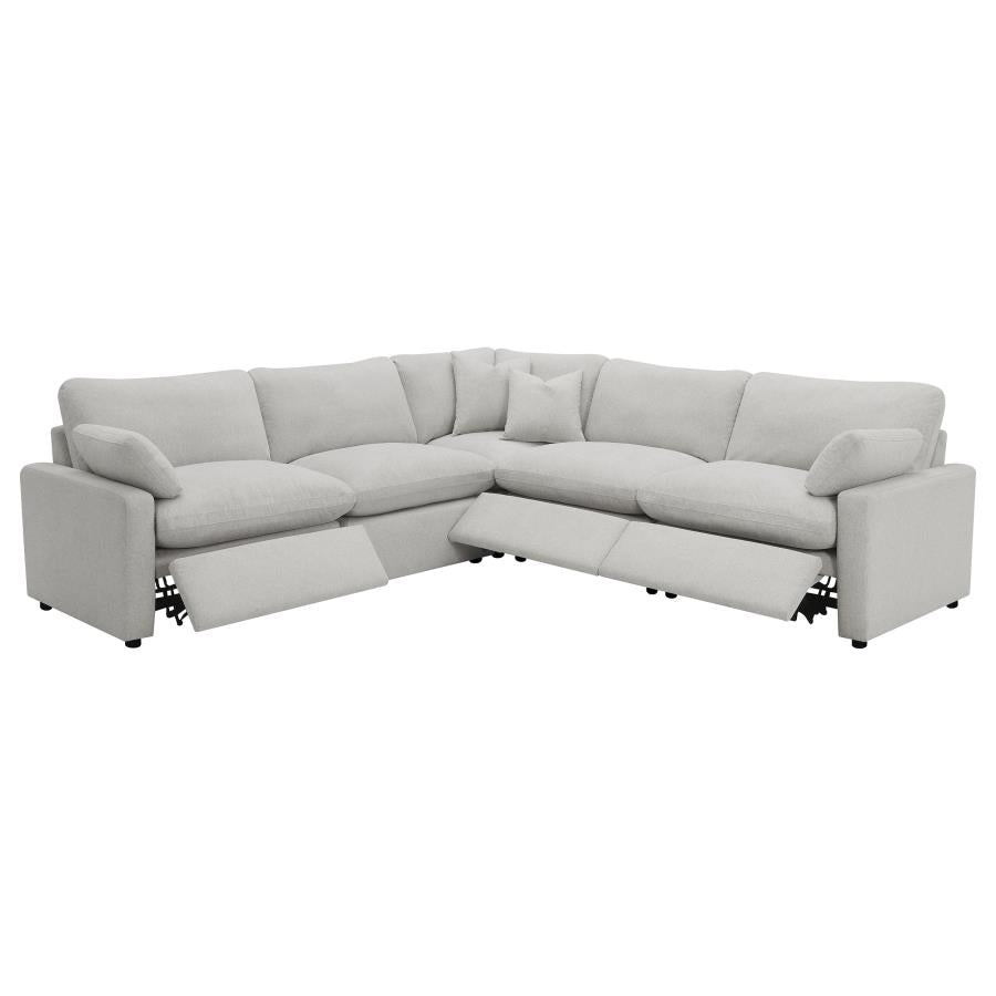 Collins 5-Piece Modular Power Reclining Sectional Grey - Comfortable and Versatile Seating for Your Living Room