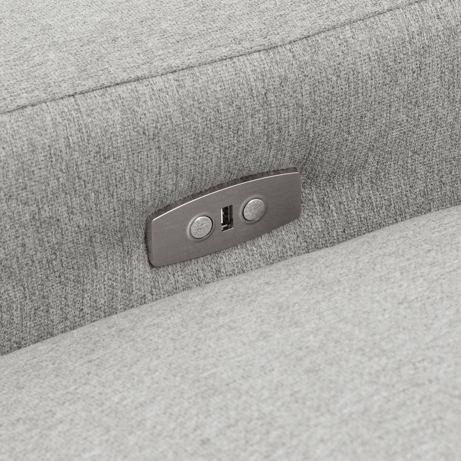 Collins 5-Piece Modular Power Reclining Sectional Grey - Comfortable and Versatile Seating for Your Living Room