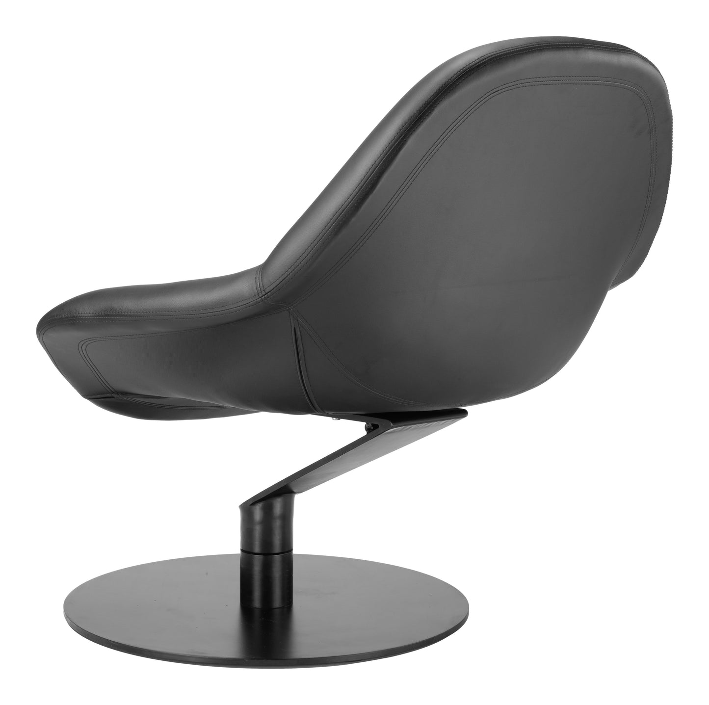 Poole Accent Chair - Black Sleek Upholstered Chair for Modern Home Decor