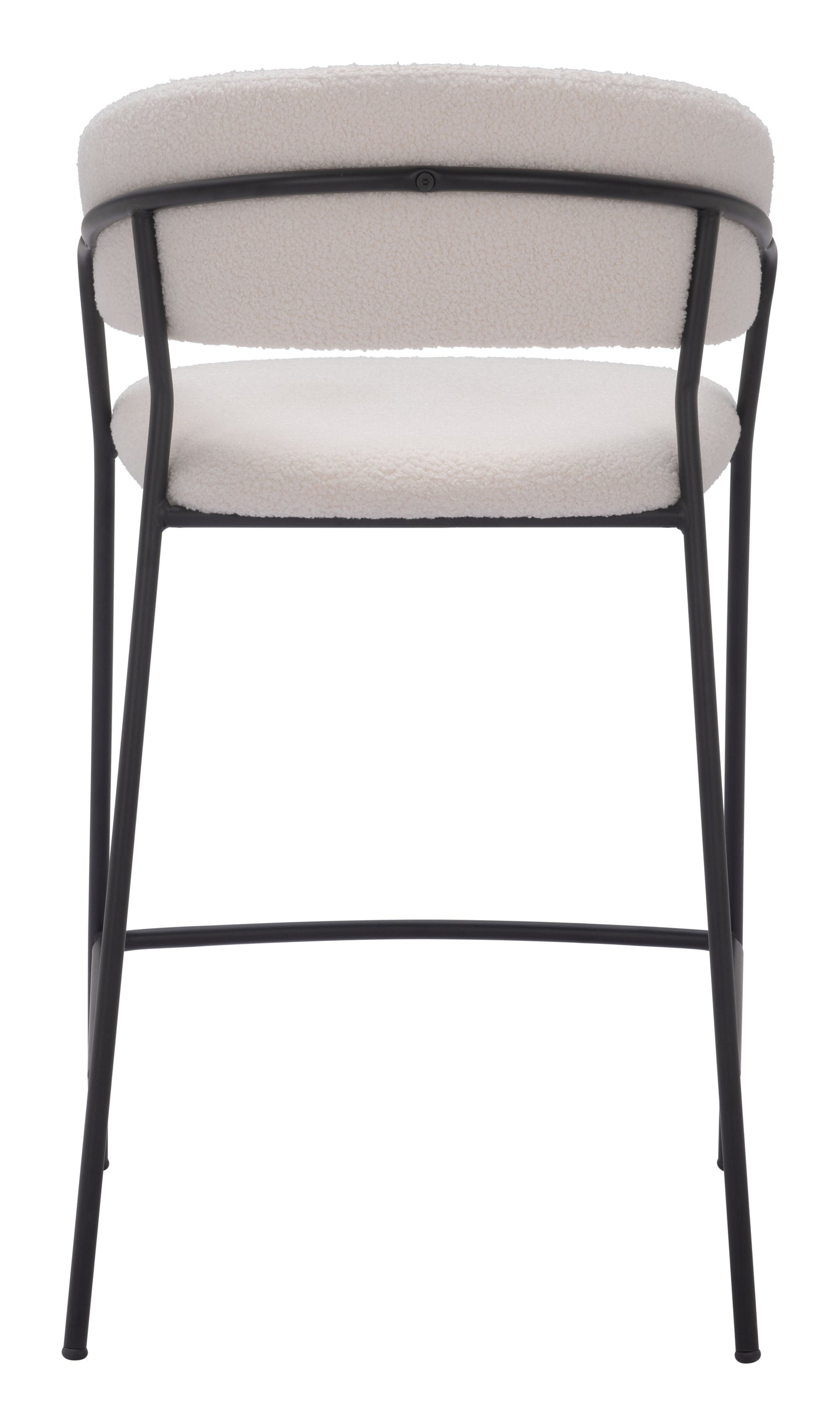Josephine Counter Stool Set of 2 - Elegant Cream Design for Chic Kitchens and Dining Spaces