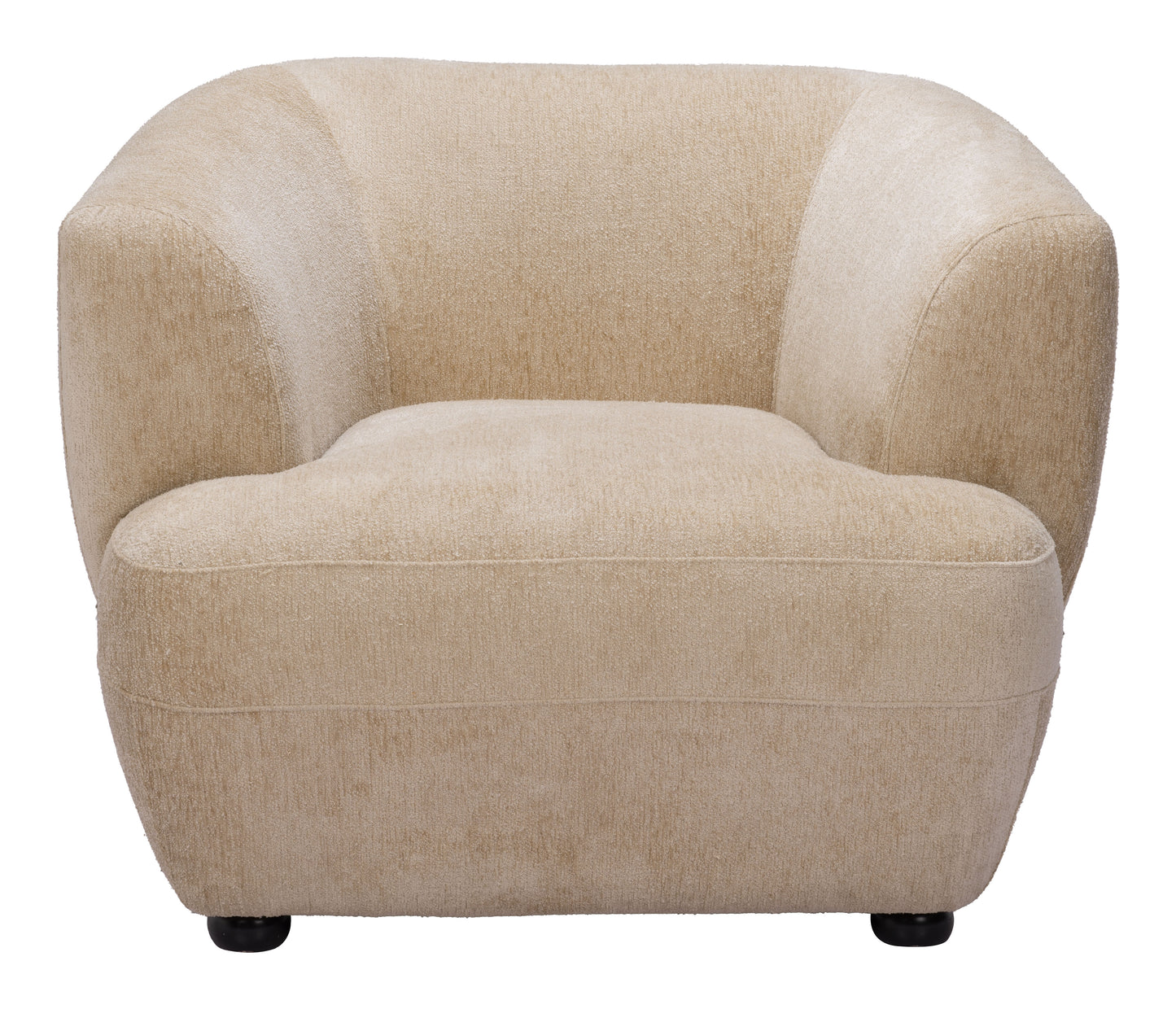 Bekker Accent Chair - Golden Beige Chic and Comfortable Upholstered Chair for Stylish Living Rooms