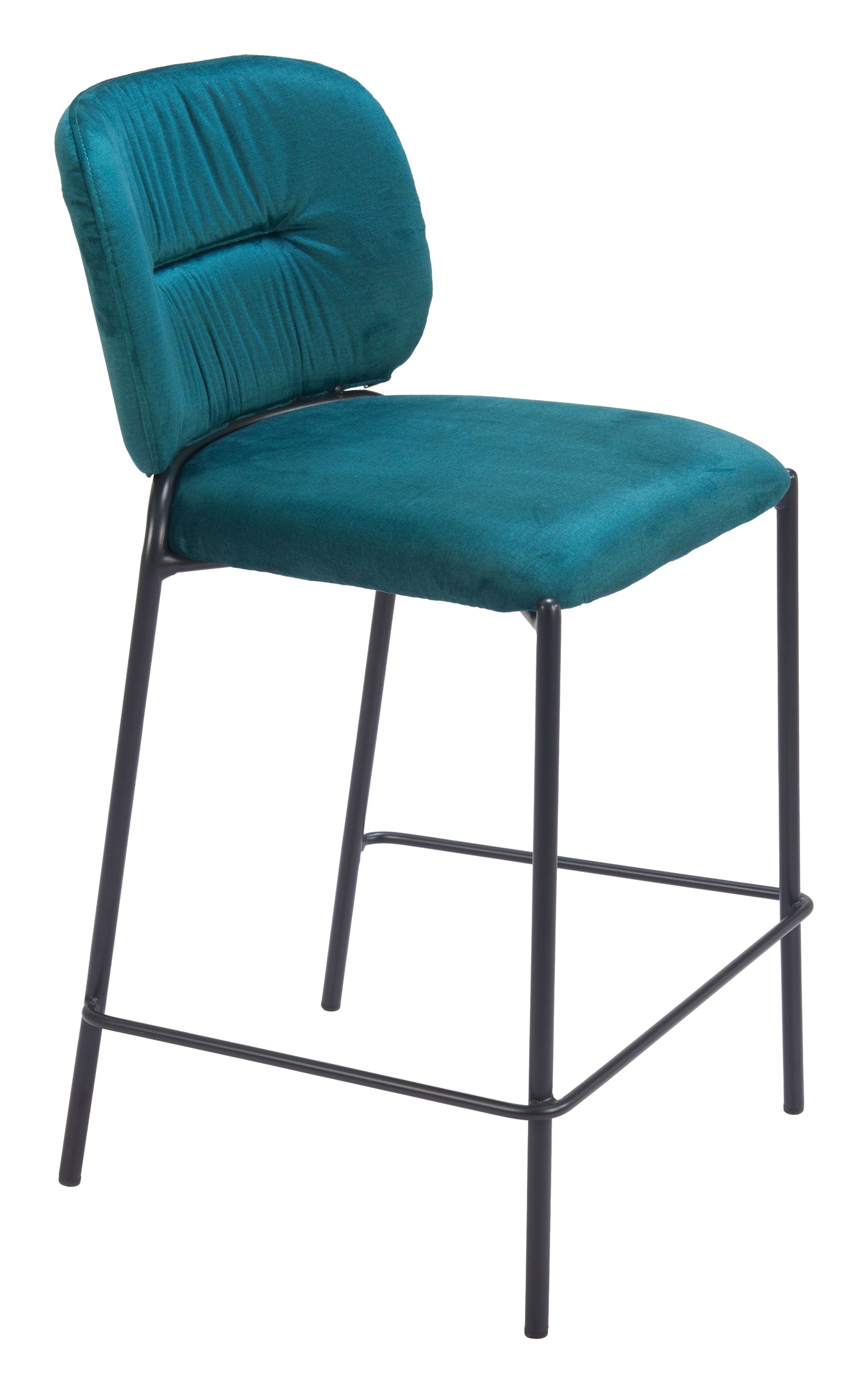 Plat Counter Stool (Set of 2) Green β Sleek and Stylish Green Counter Stools for Modern Kitchens or Bars