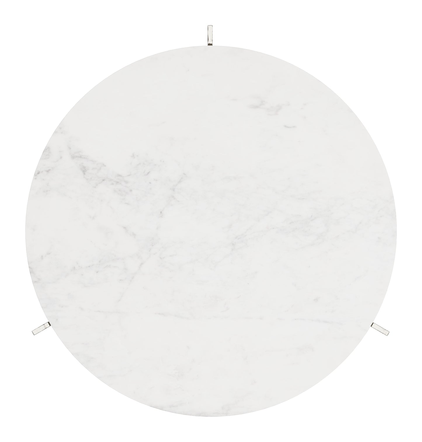 Barmas Coffee Table White & Silver - Elegant Modern Design for Your Living Room