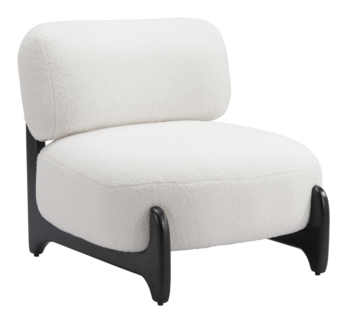Bombo Accent Chair White – Chic and Elegant White Accent Chair for Contemporary Home Décor