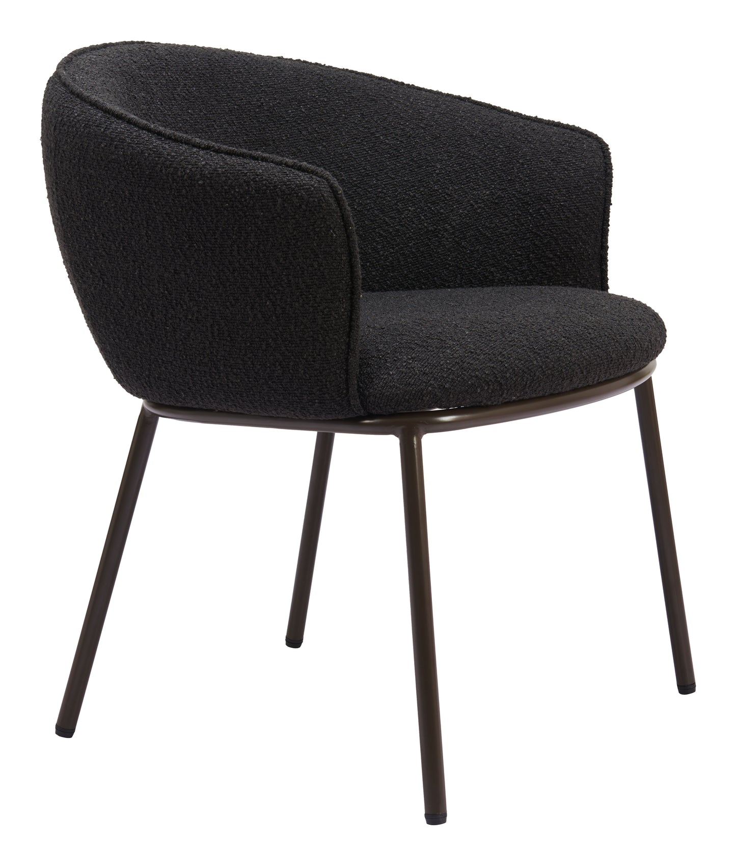 Essen Dining Chair - Black & Bronze Modern Upholstered Chairs for Stylish Dining Rooms