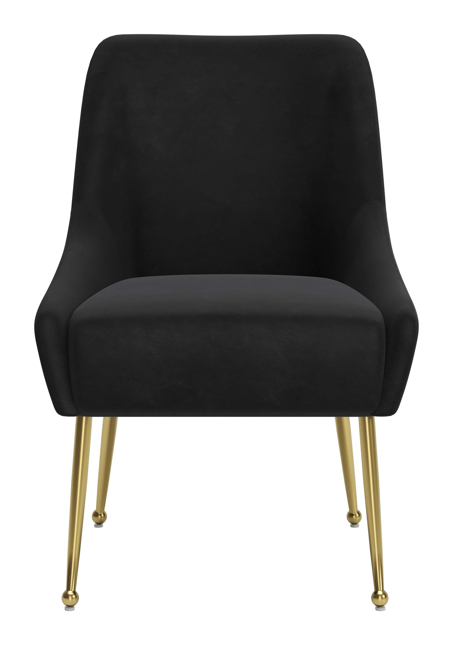 Maxine Dining Chair - Stylish Black & Gold Design for Elegant Dining Rooms and Contemporary Spaces