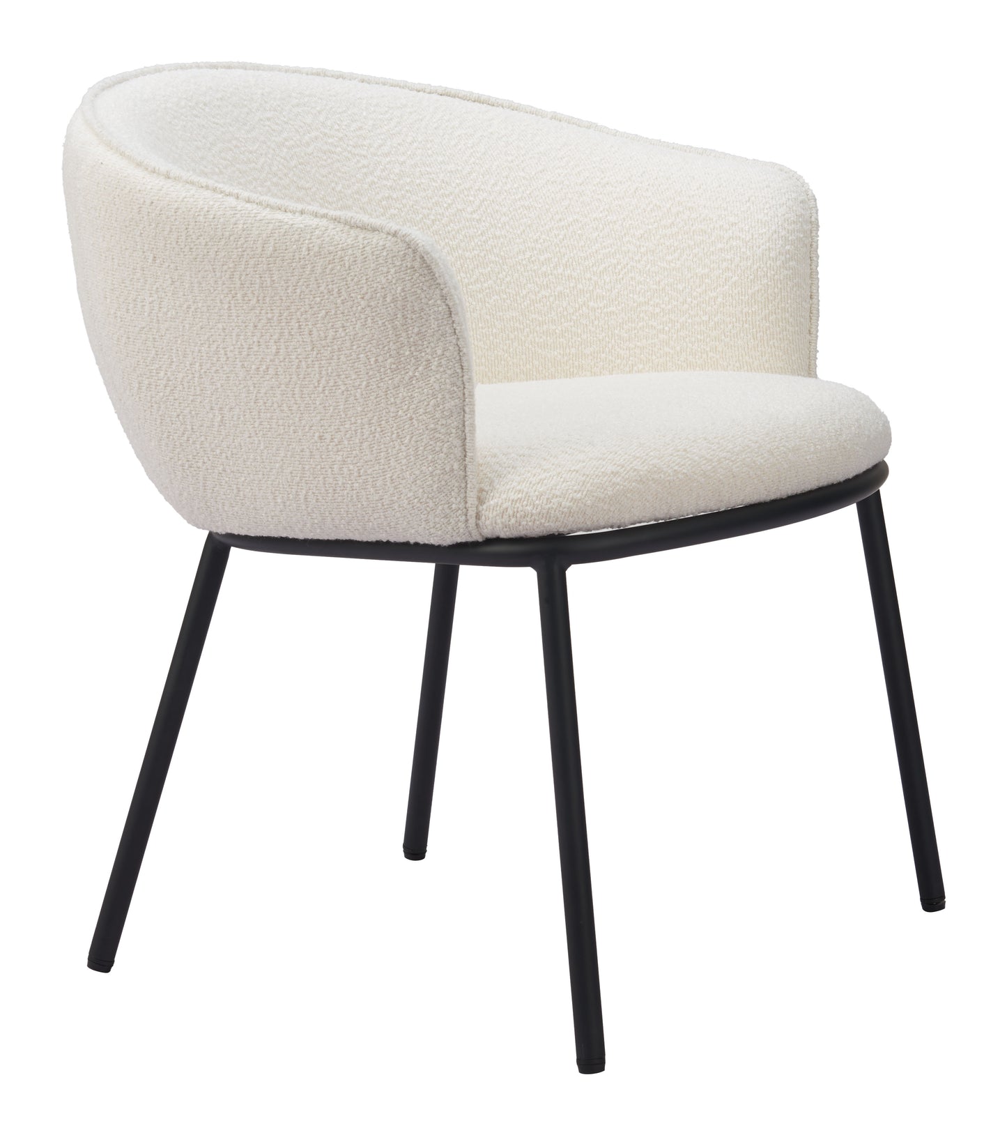 Essen Dining Chair - Ivory Elegant Upholstered Chair for Chic Dining Spaces