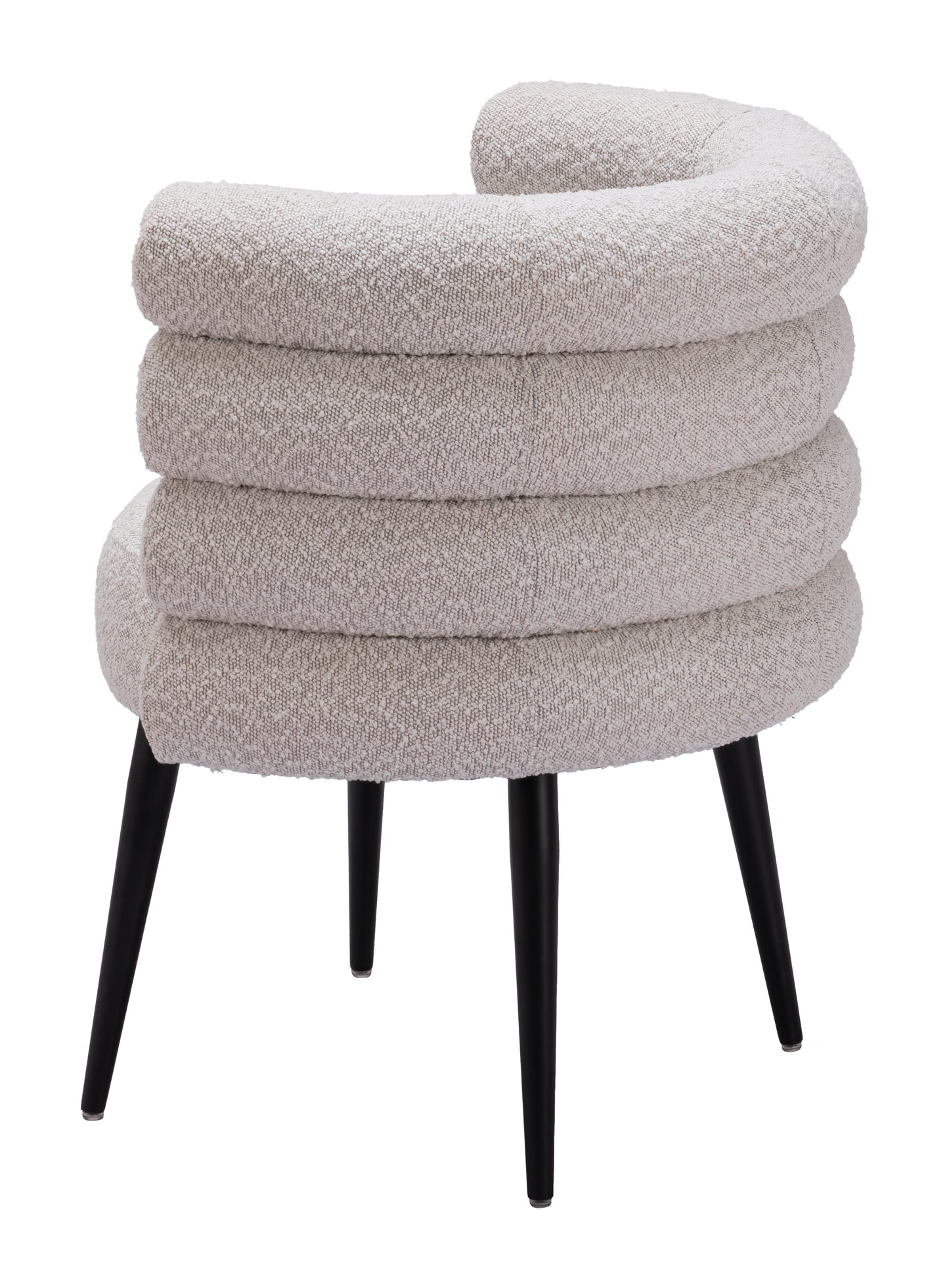 Grena Dining Chair - Misty Gray Elegant and Comfortable Upholstered Chair for Stylish Dining Rooms
