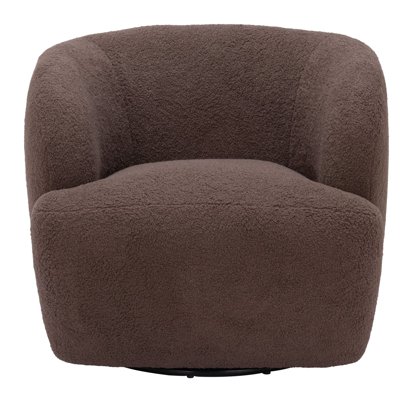 Govan Swivel Chair - Brown Stylish and Comfortable Swivel Chair for Modern Living Spaces or Offices