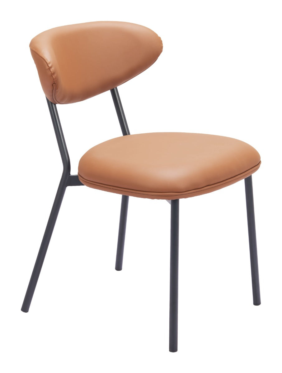 Rorun Dining Chair (Set of 2) Brown β Elegant and Comfortable Brown Dining Chairs for Modern Dining Rooms